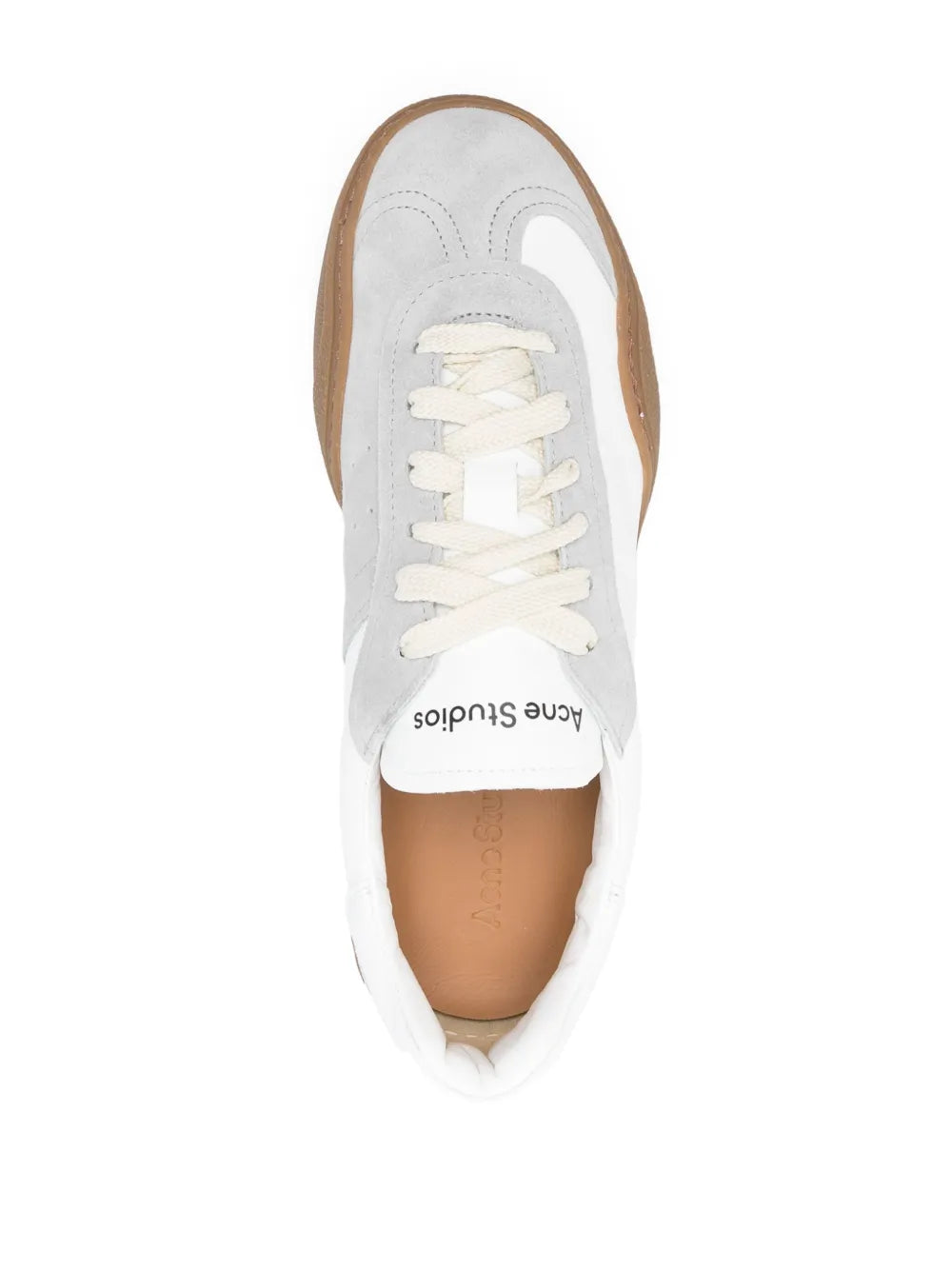Acne Studios Panelled-Design Leather Sneakers