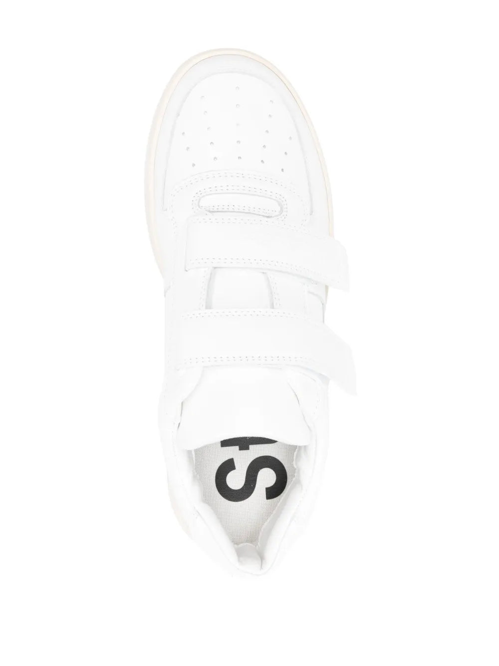Acne Studios Logo-Plaque Leather Sneakers