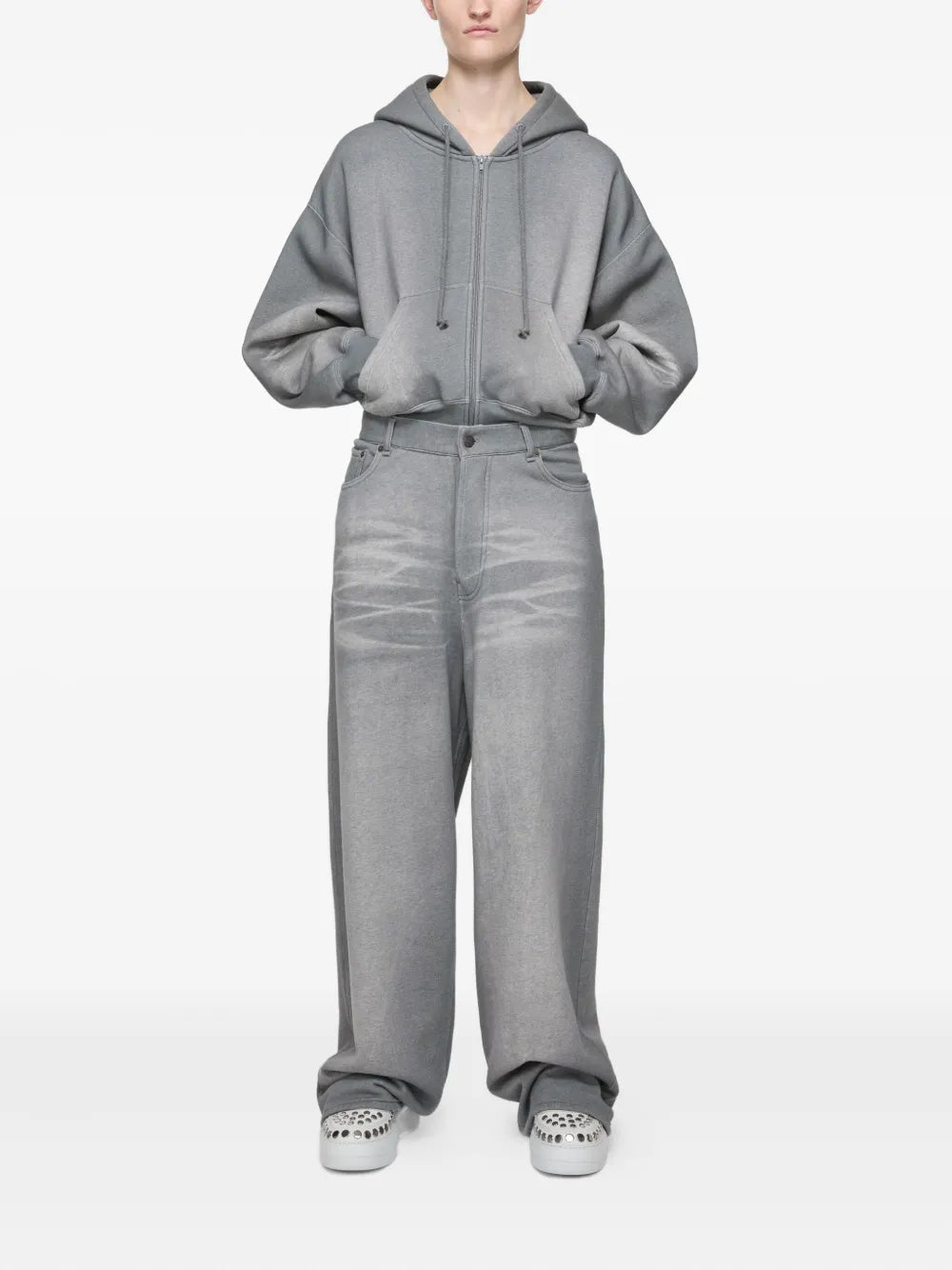 Acne Studios Touch-Strap Platform Sneakers