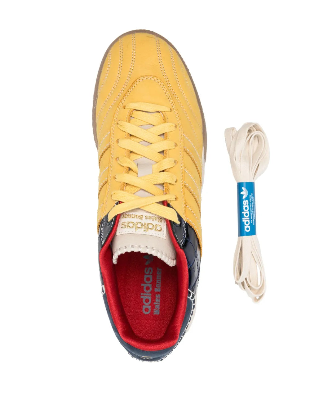 adidas Samba Millenium Wales Bonner - Fade Gold/Navy Croc Sneakers