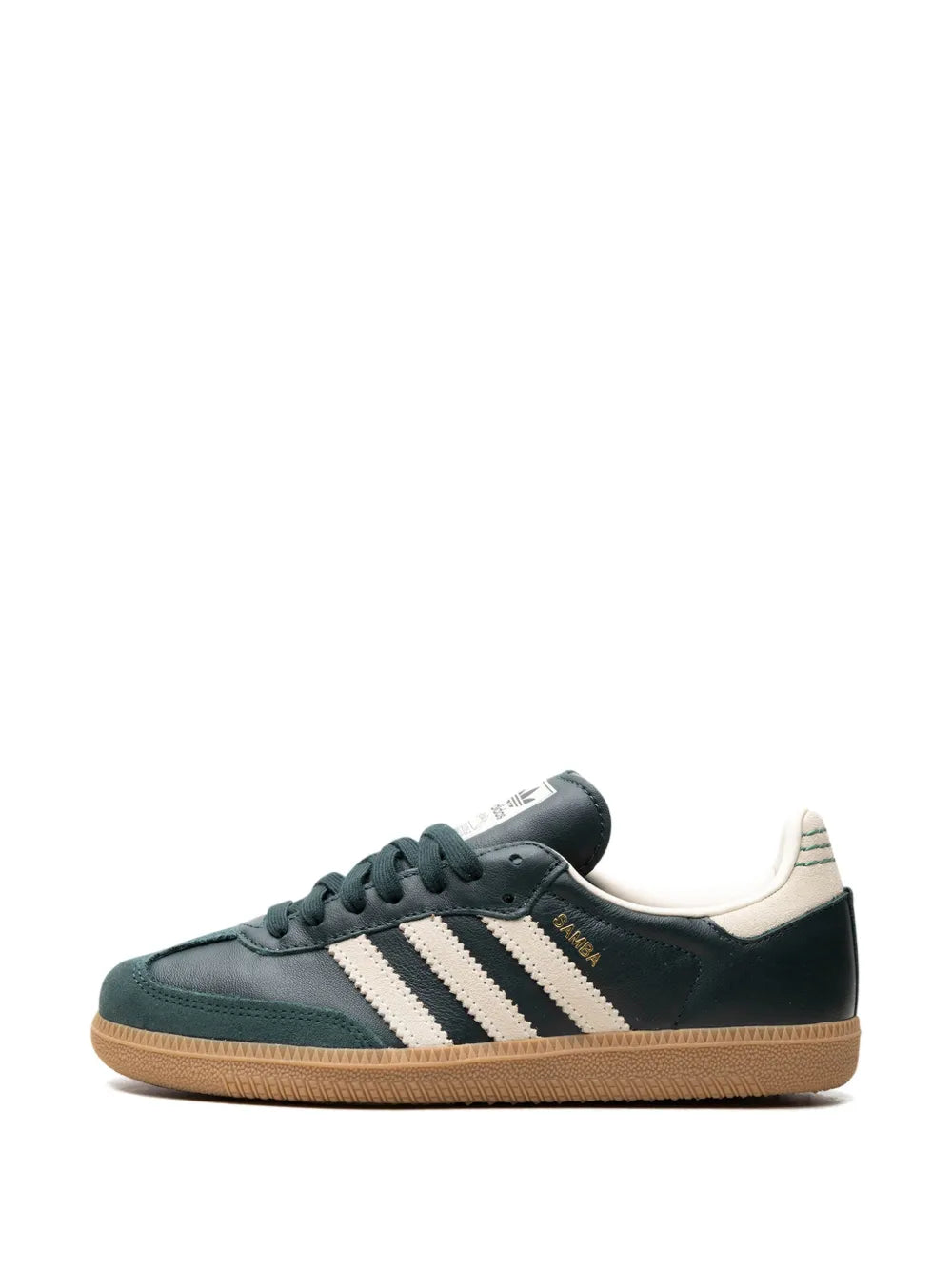 adidas Samba Shadow Green Cream White Gold Metallic Sneakers
