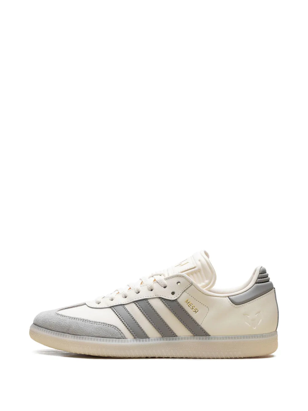 adidas Samba Lionel Messi - Cream White/Light Brown/Metallic Gold Sneakers