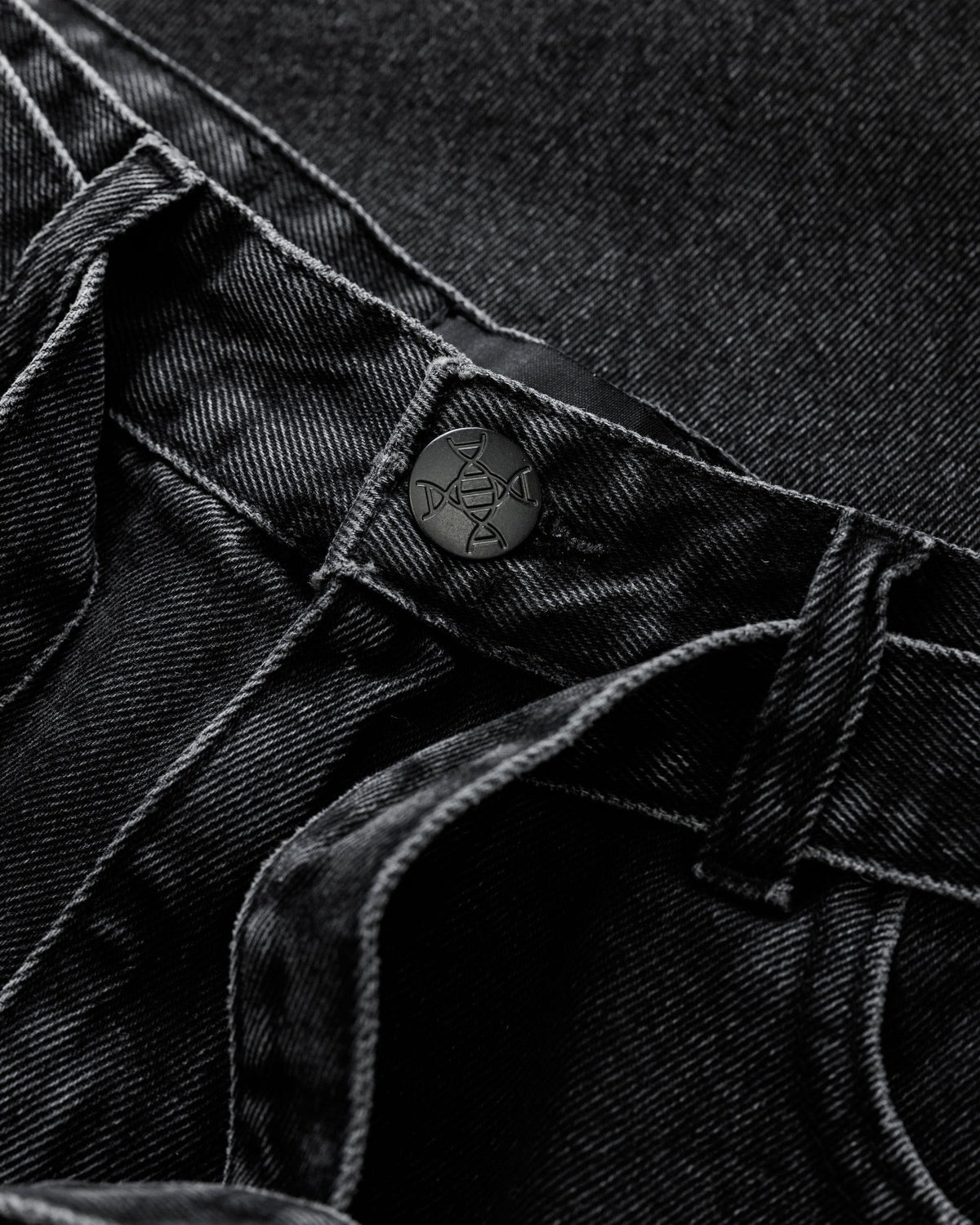 Benir Clothing Relaxed Denim - Blackout — XS — Side View