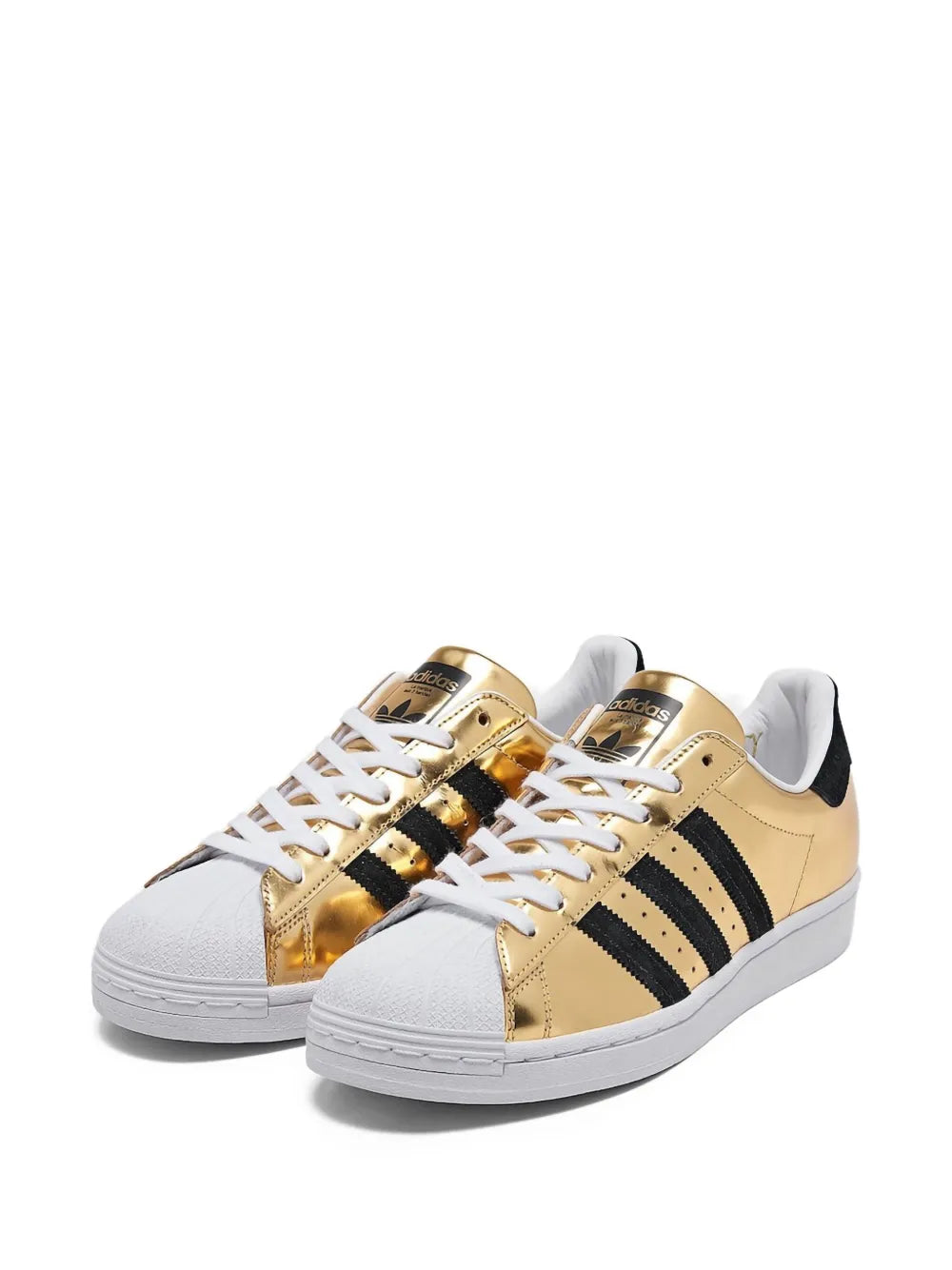 adidas Superstar 50Th Anniversary Liquid Gold Sneakers
