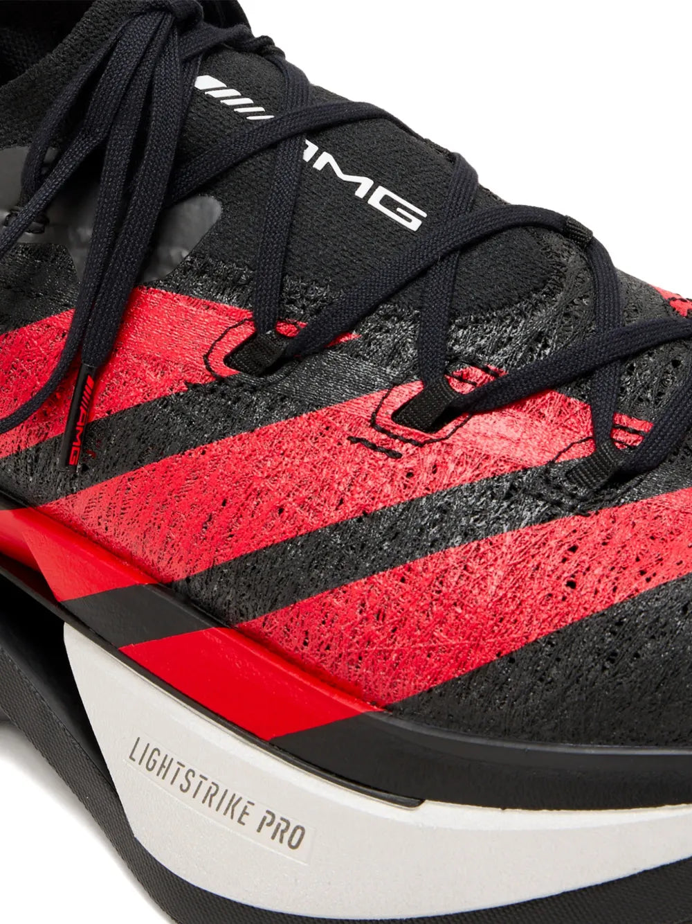 adidas Adizero Prime X3 Strung Amg Striped Lace-Up Sneakers