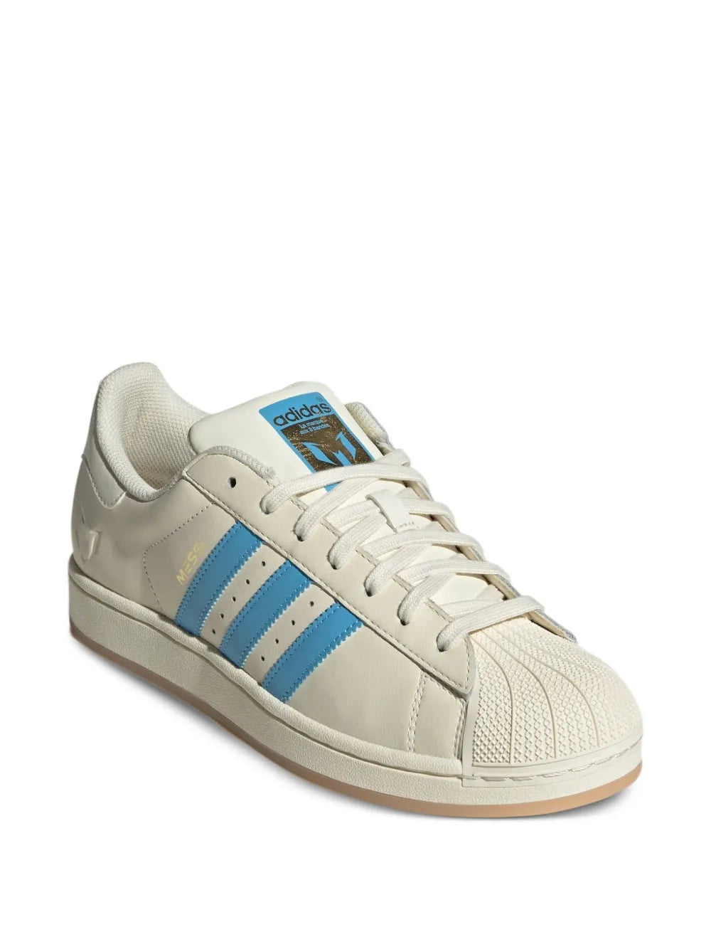 adidas Superstar Lionel Messi Cream White/Semi Blue Burst Sneakers