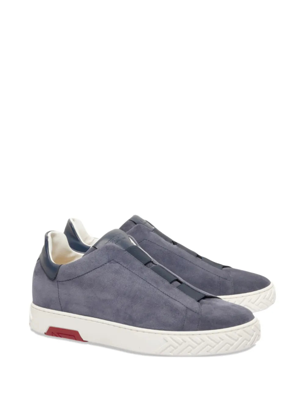 A.Testoni Slip-On Suede Sneakers