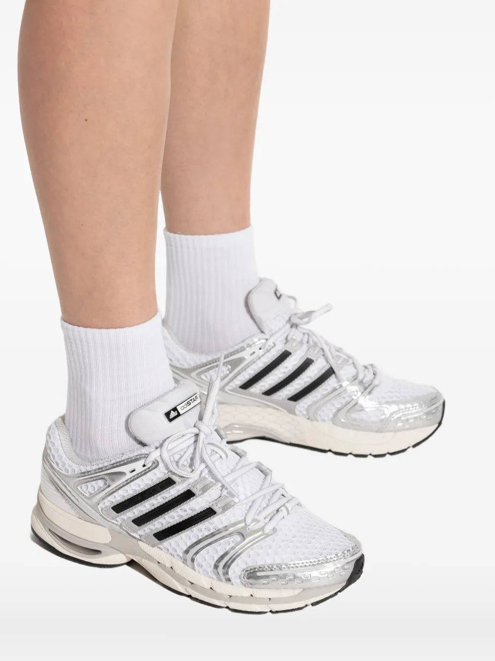 adidas Adistar Control 5 Silver Metallic Black Sneakers