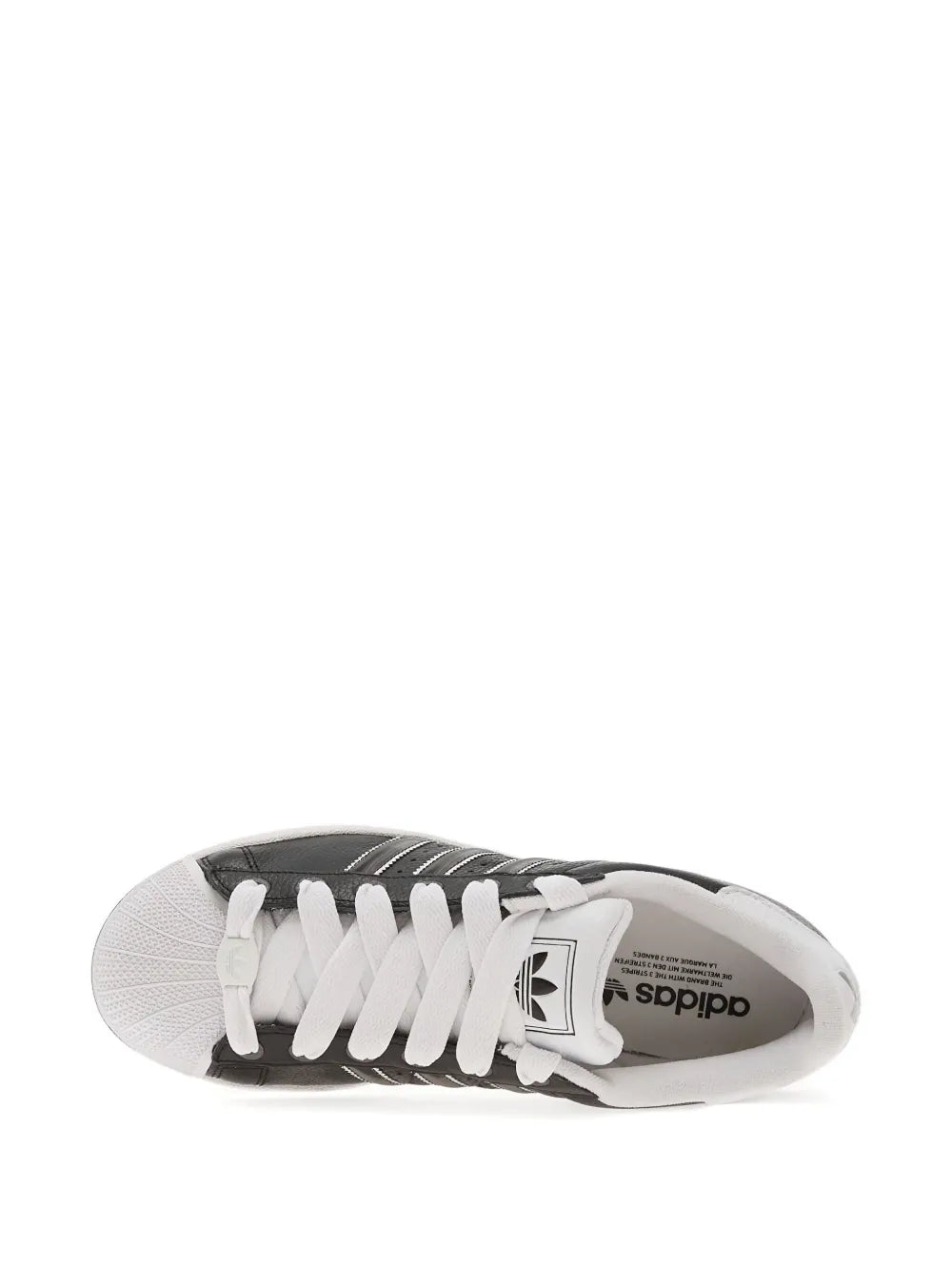 adidas Shell-Toe Three-Stripe Trainers