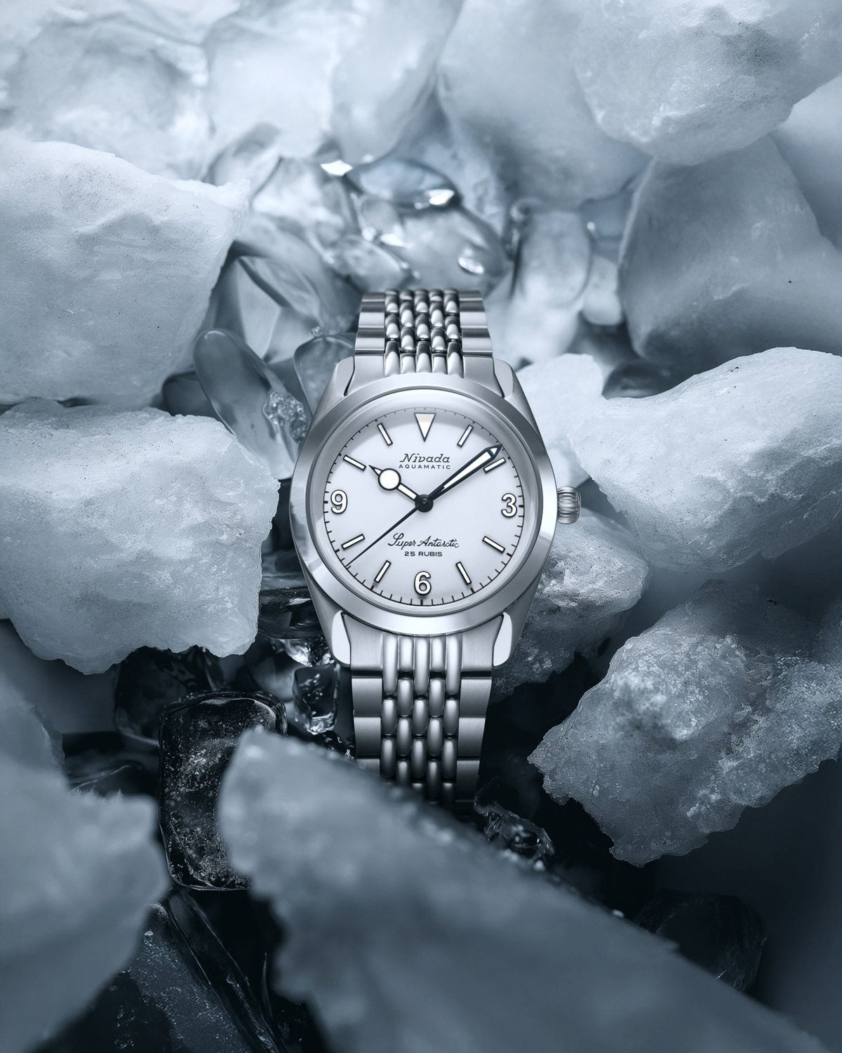 Nivada Grenchen Super Antarctic 3.6.9 White 32067A04