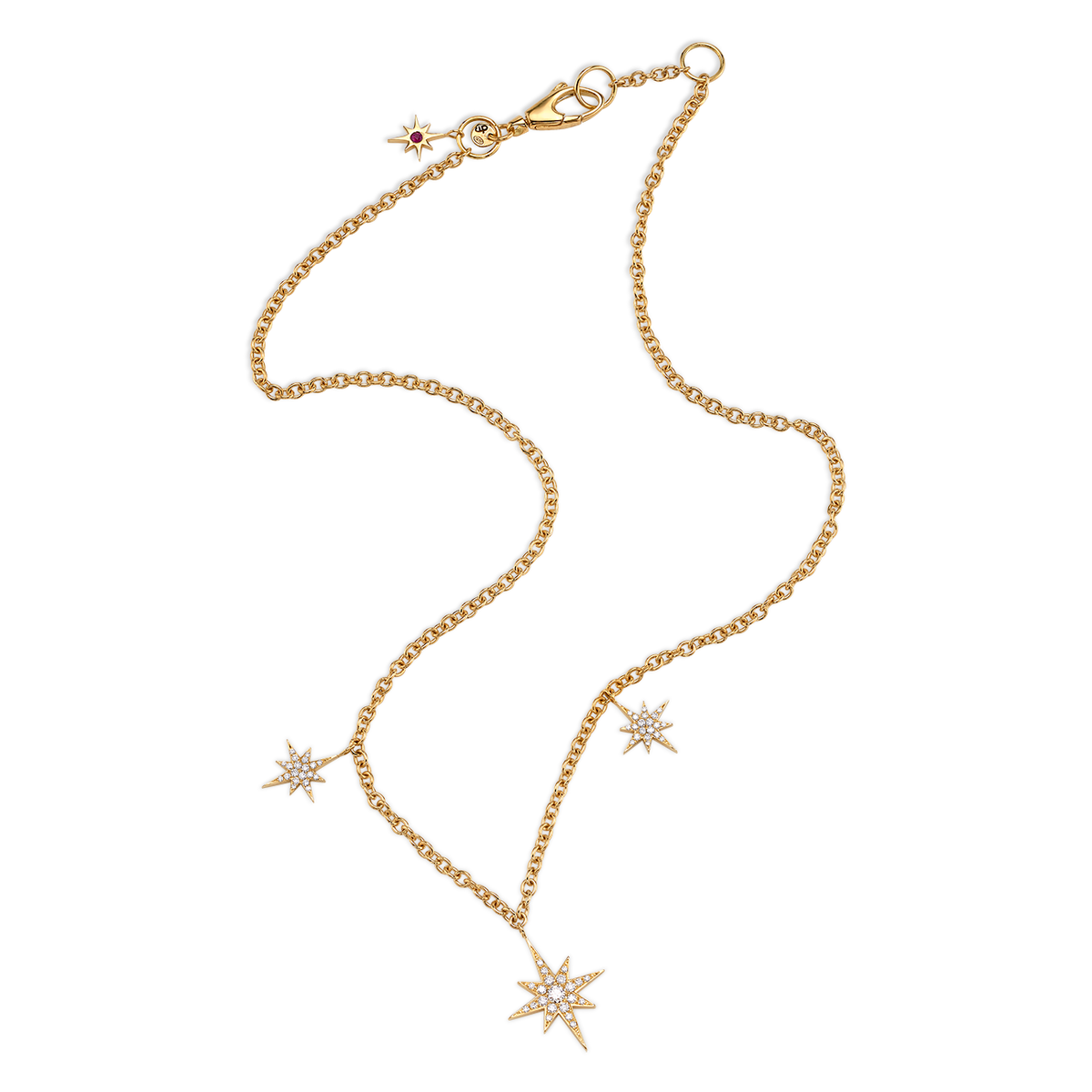 deBoulle Collection Constellation Petite Necklace in Yellow Gold