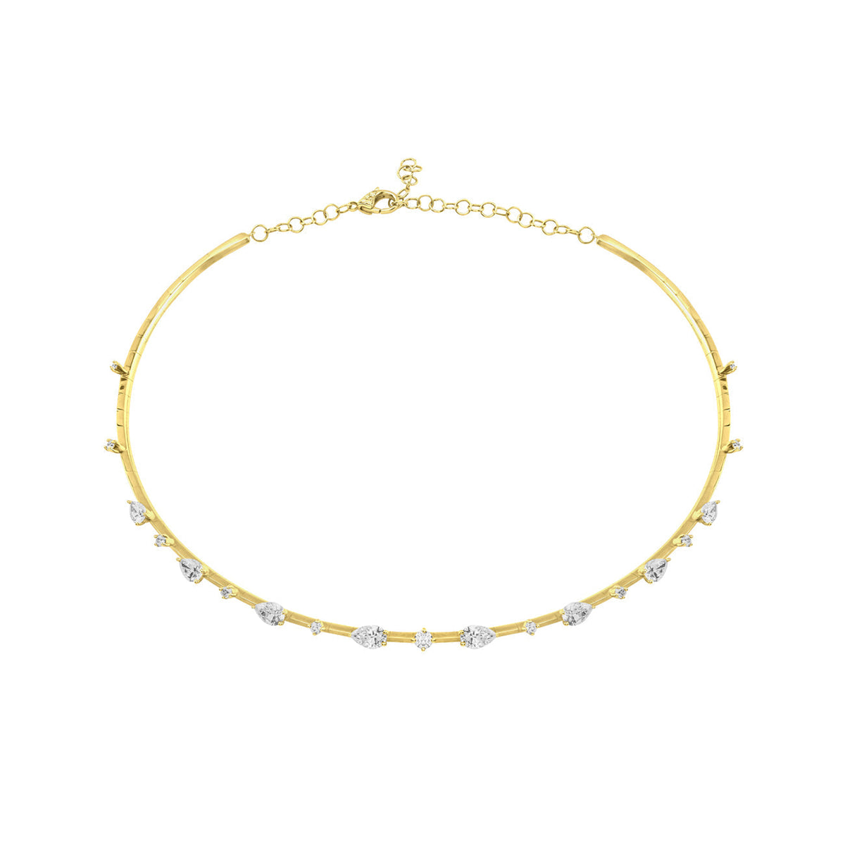 Mariani Phantom Necklace In Yellow Gold
