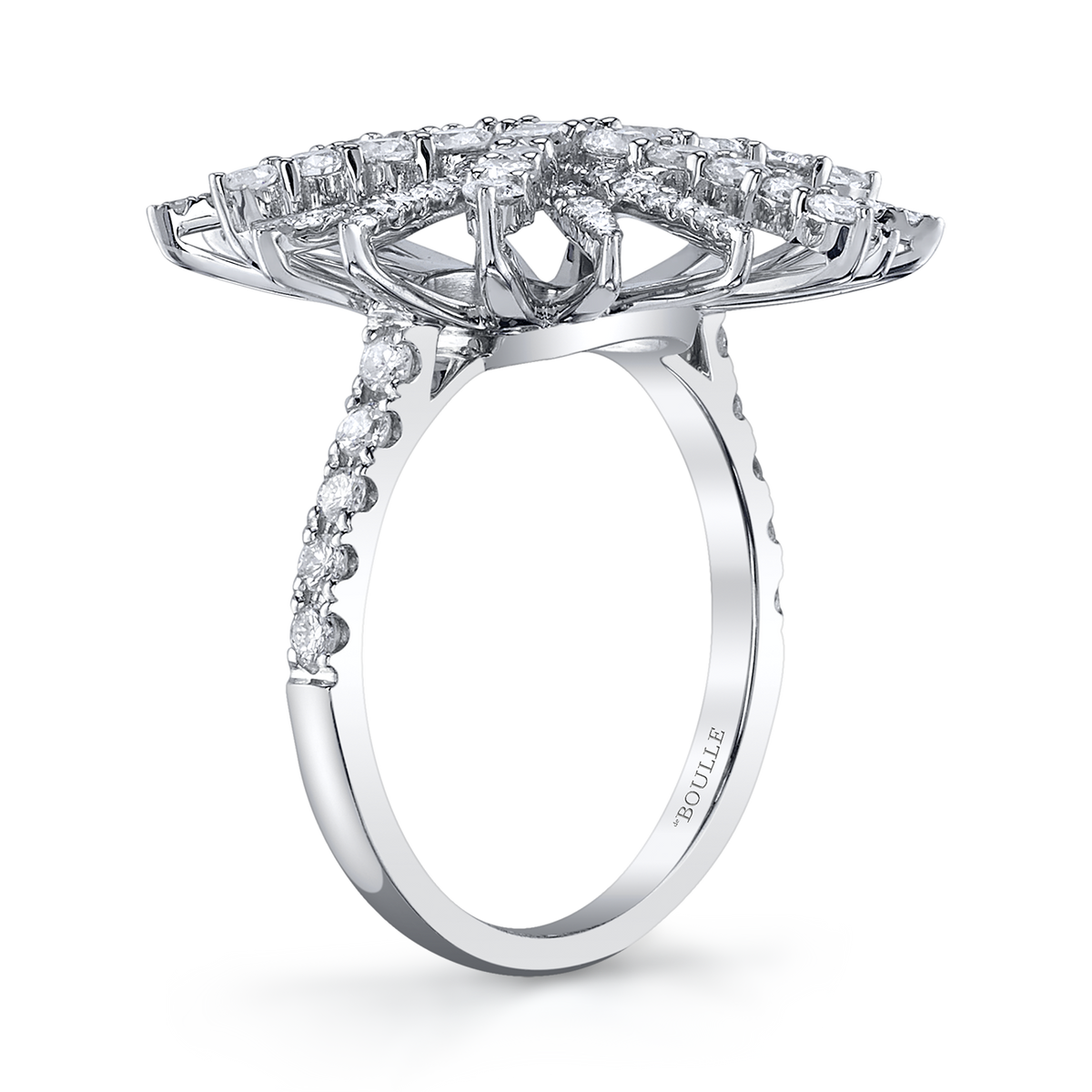 deBoulle Collection Supernova Ring in White Gold