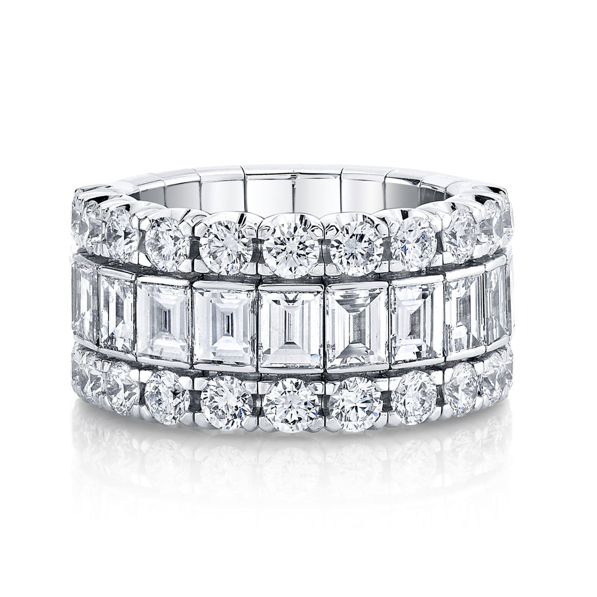 deBoulle Bridal Collection Diamond Stretchy Eternity Band