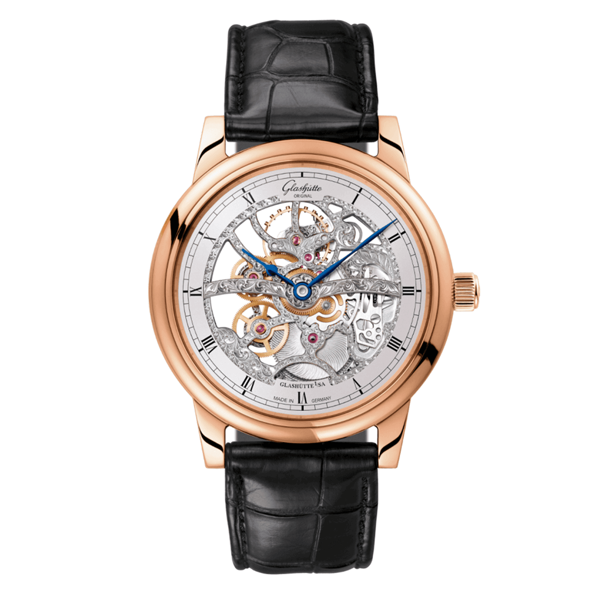 Glashütte Senator Manual Winding Skeletonized 1-49-18-01-05-30
