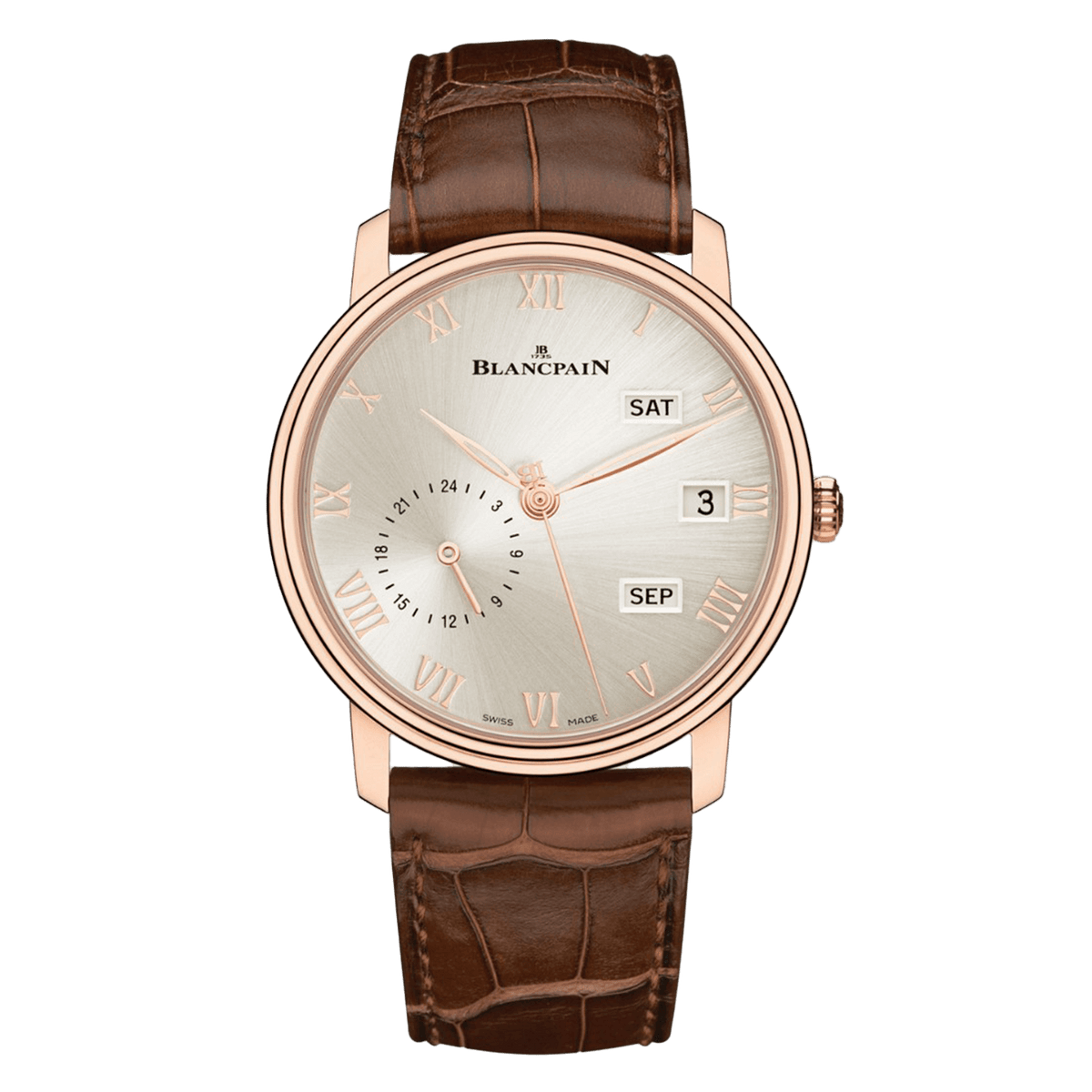 Blancpain Villeret Quantième Annuel GMT 6670A 3642 55B