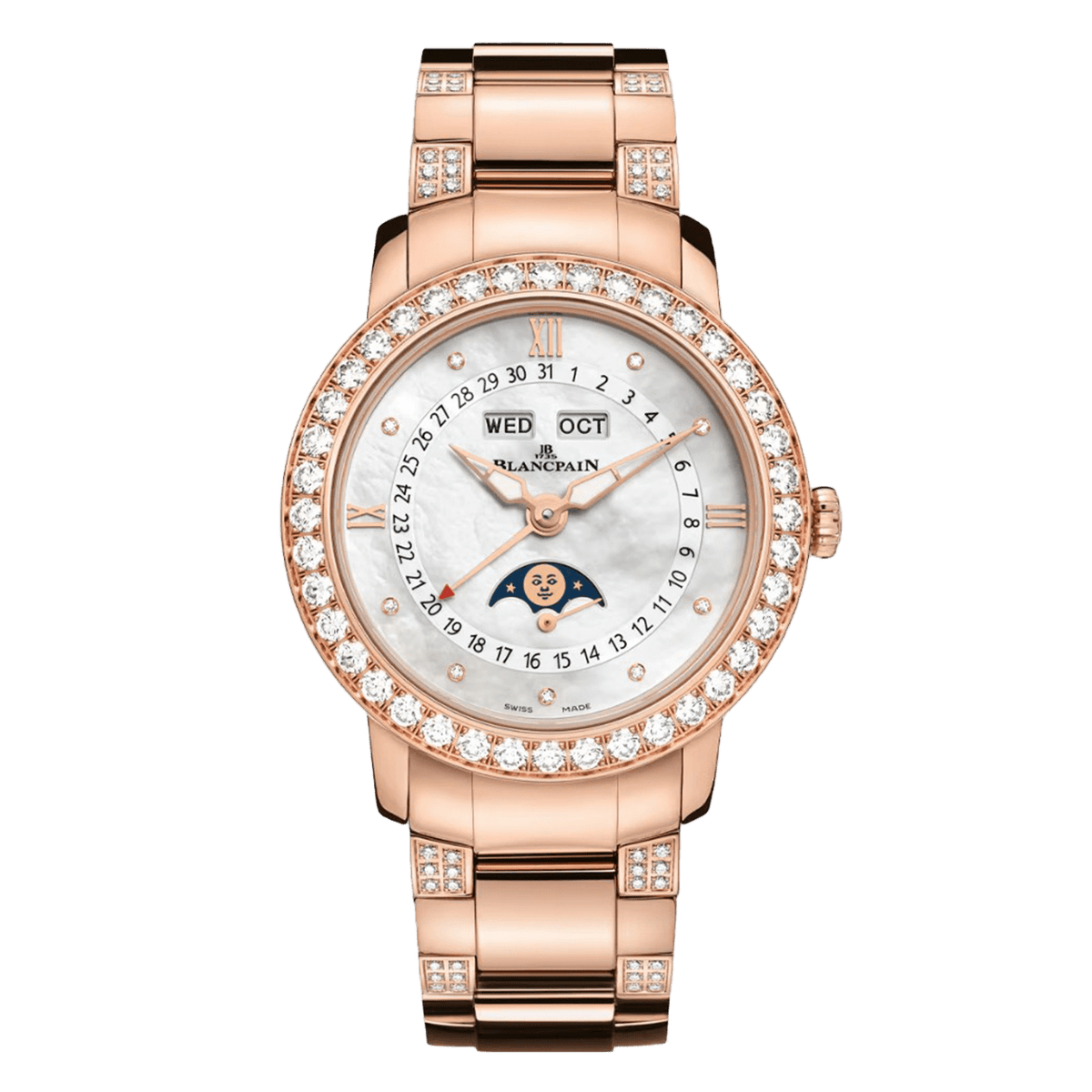 Blancpain Ladybird Quantieme Complet 3663 2954 89B