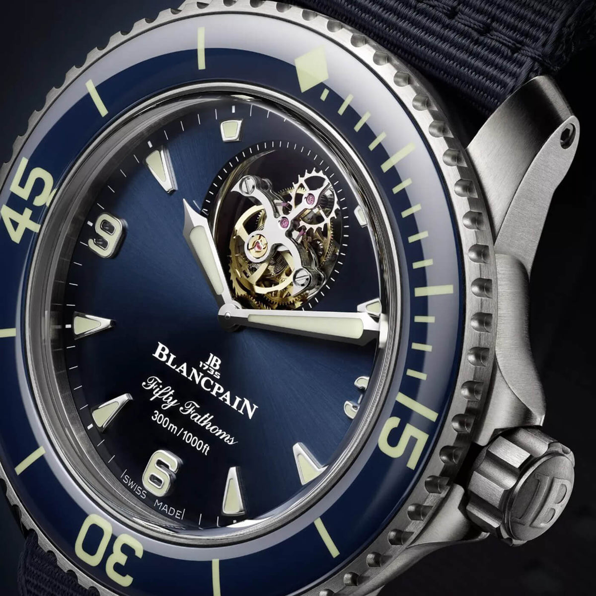 Blancpain Fifty Fathoms Tourbillon 8 Jours 5025 12B40 NAOA