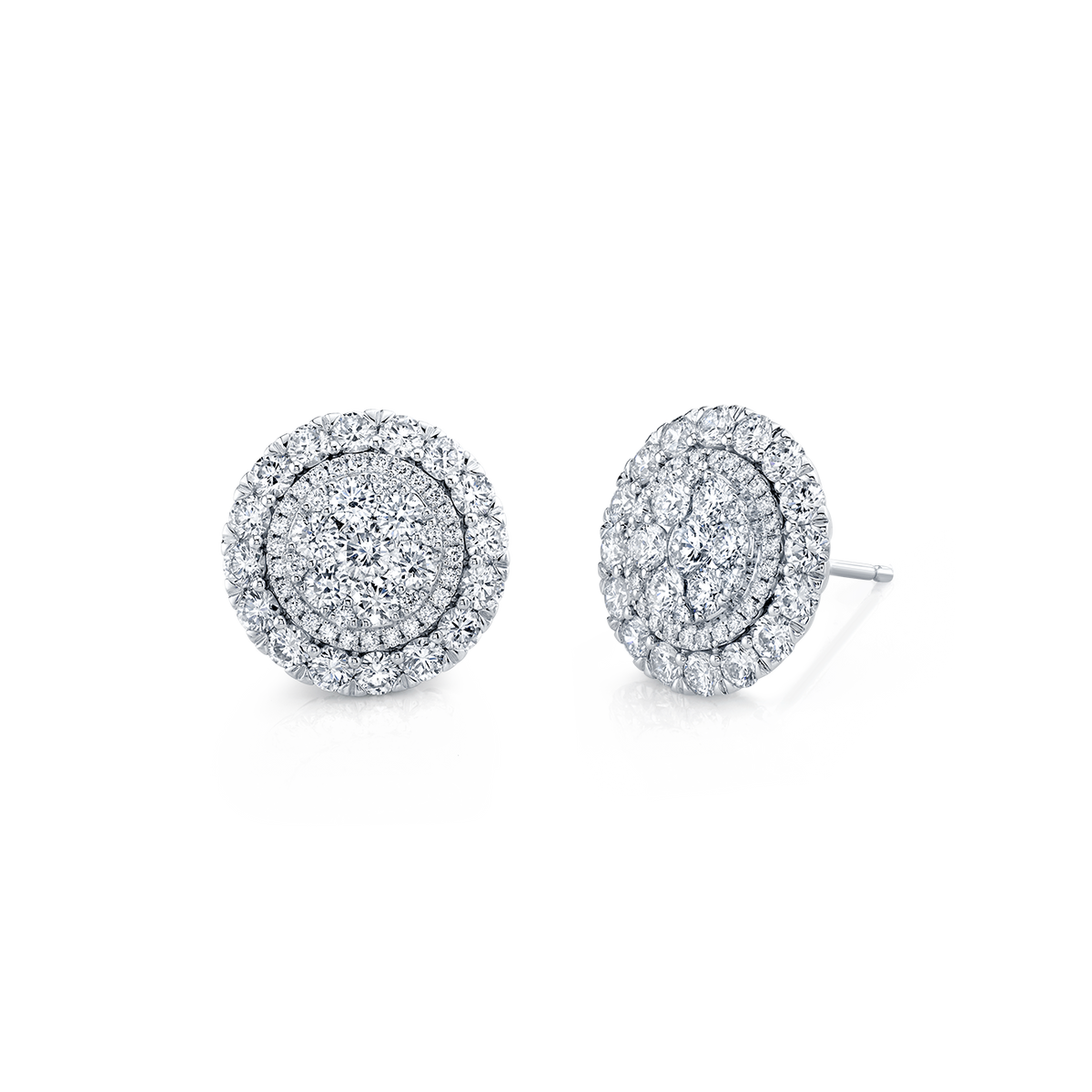 deBoulle Collection Diamond Circle Earrings