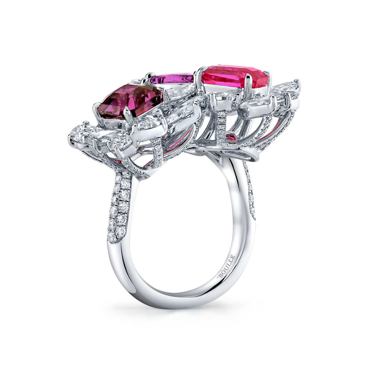deBoulle High Jewelry Collection Sapphire Cluster Ring