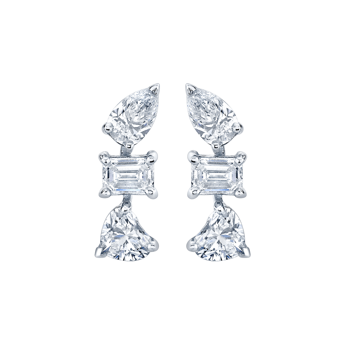 deBoulle Collection Diamond Ear Climbers