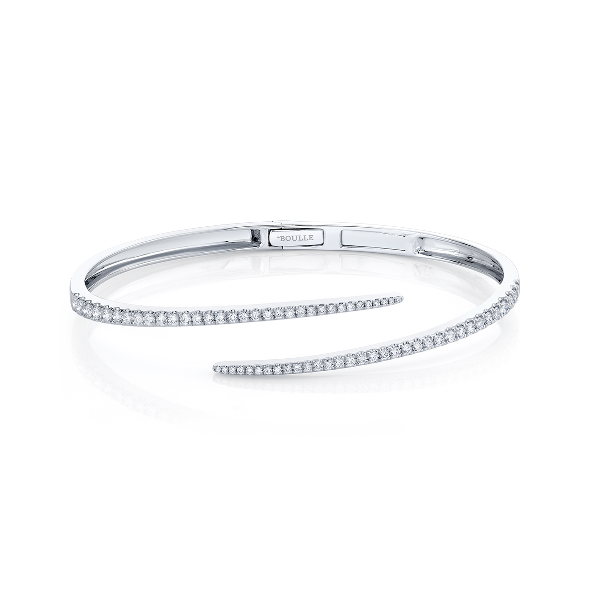 deBoulle Collection Diamond Bypass Bangle