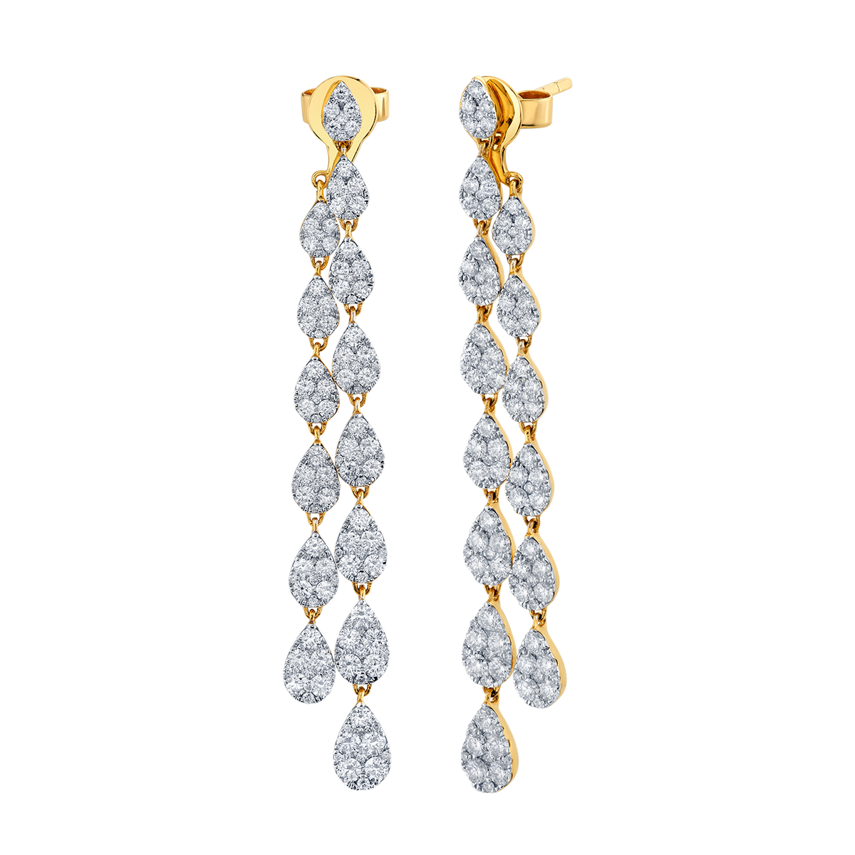 deBoulle Collection Diamond Dangle Earrings