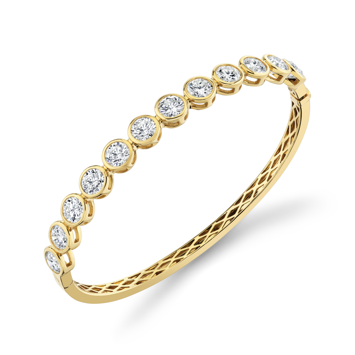 deBoulle Collection Classic Round Diamond Bangle