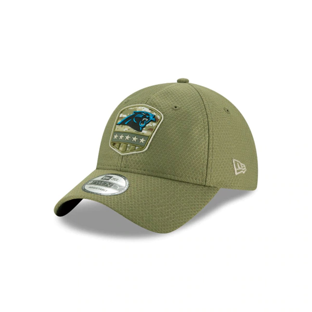 CAROLINA PANTHERS SALUTE TO SERVICE 9TWENTY ADJUSTABLE GREEN/BLUE