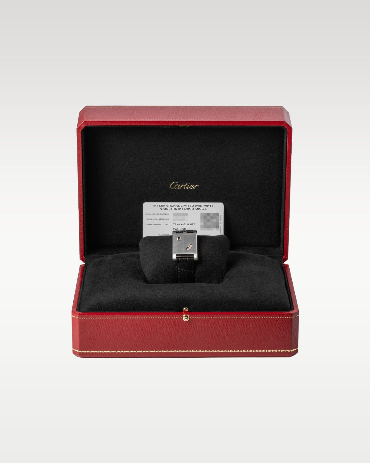 Cartier Privé Tank À Guichets "Oblique" WGTA0237