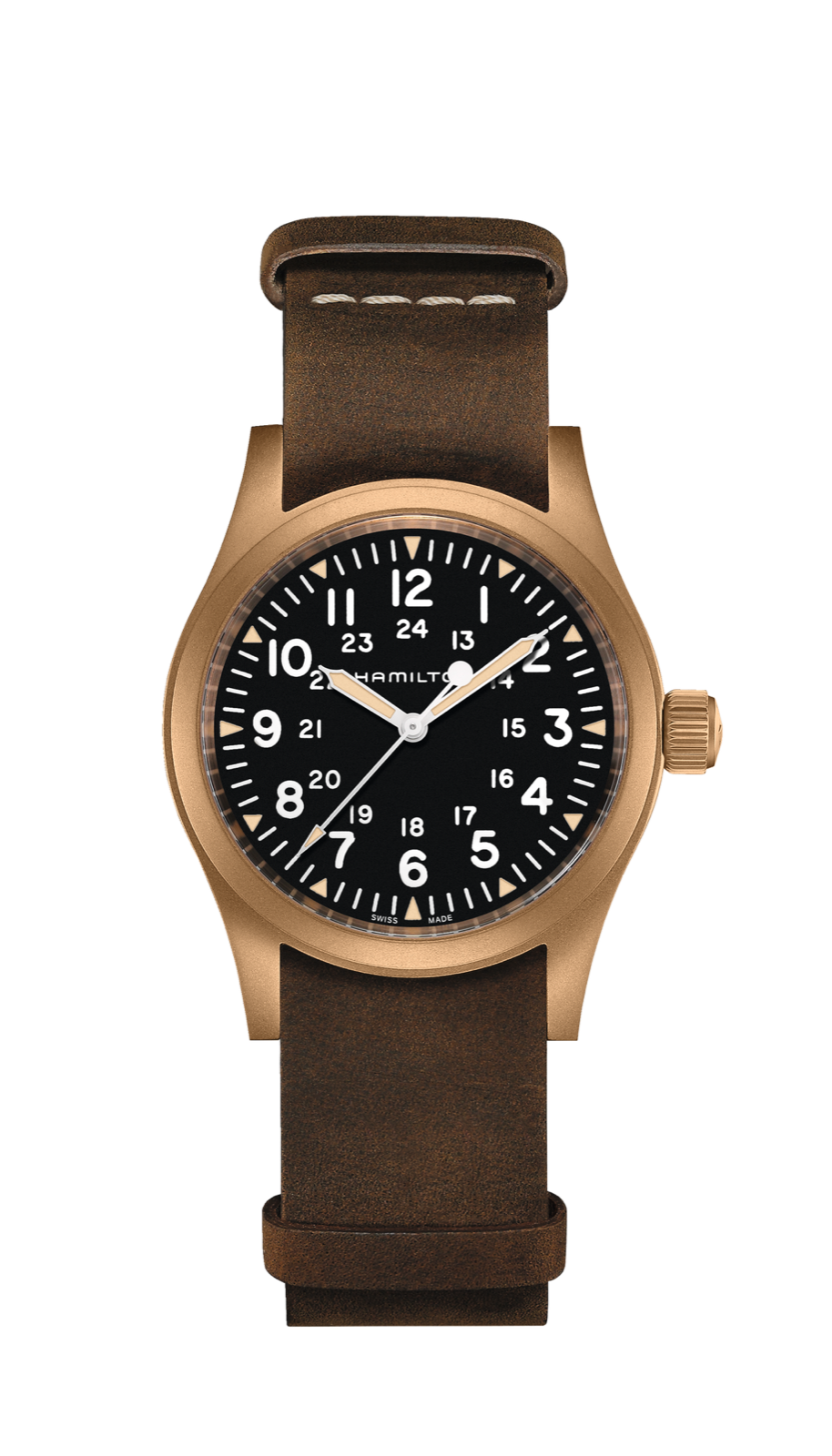 Hamilton Khaki Field Mechanical Bronze 38mm Black