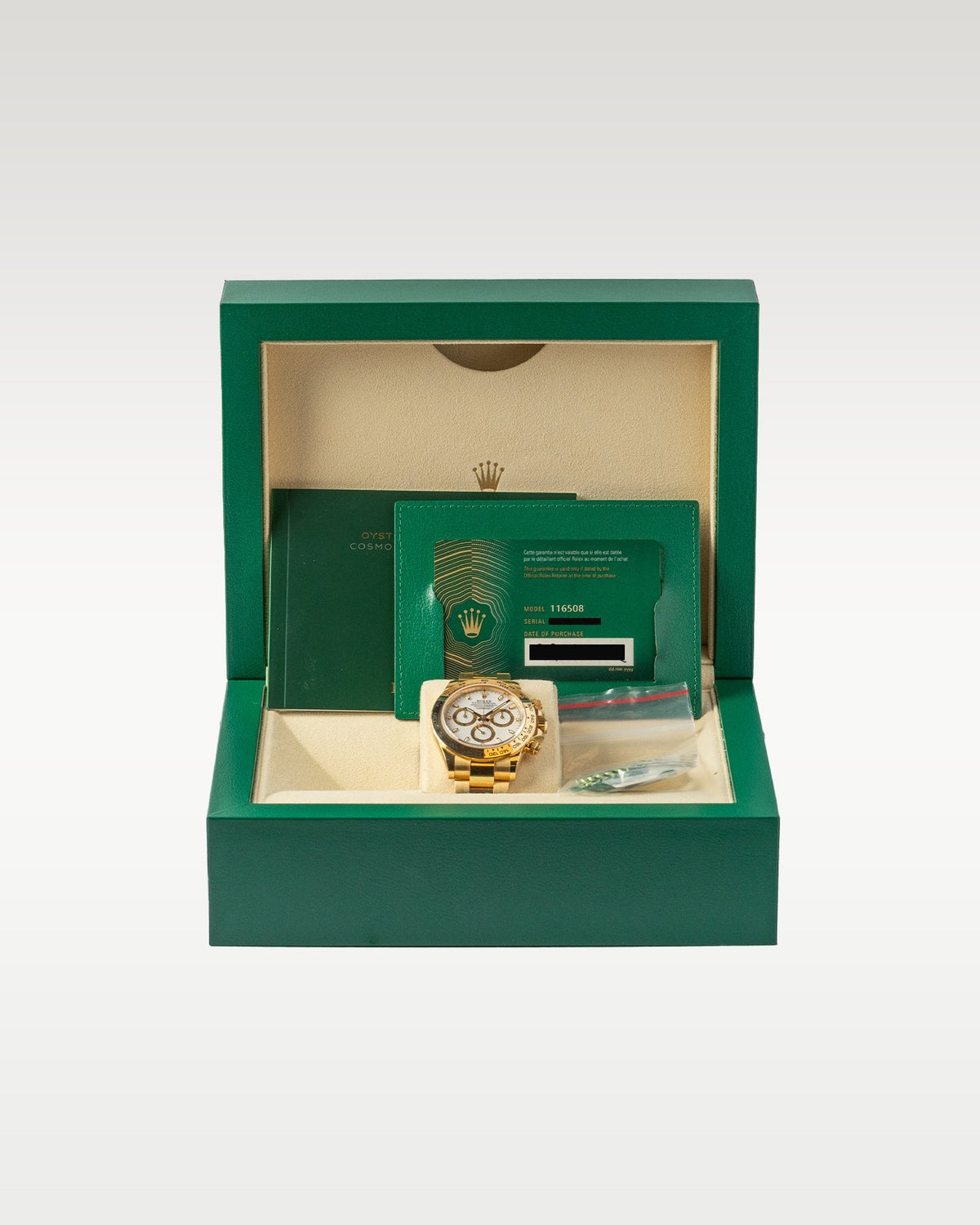 Rolex Daytona White Dial 116508