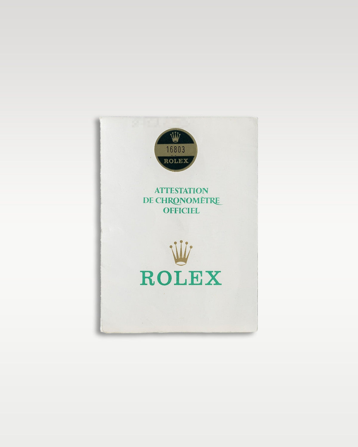 Rolex Submariner 16803