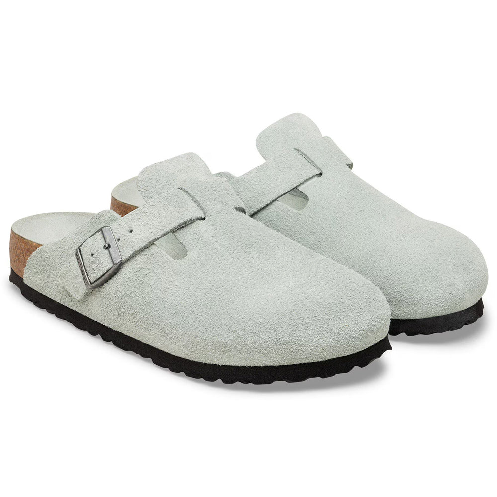 Birkenstock Boston Soft Footbed Suede Leather