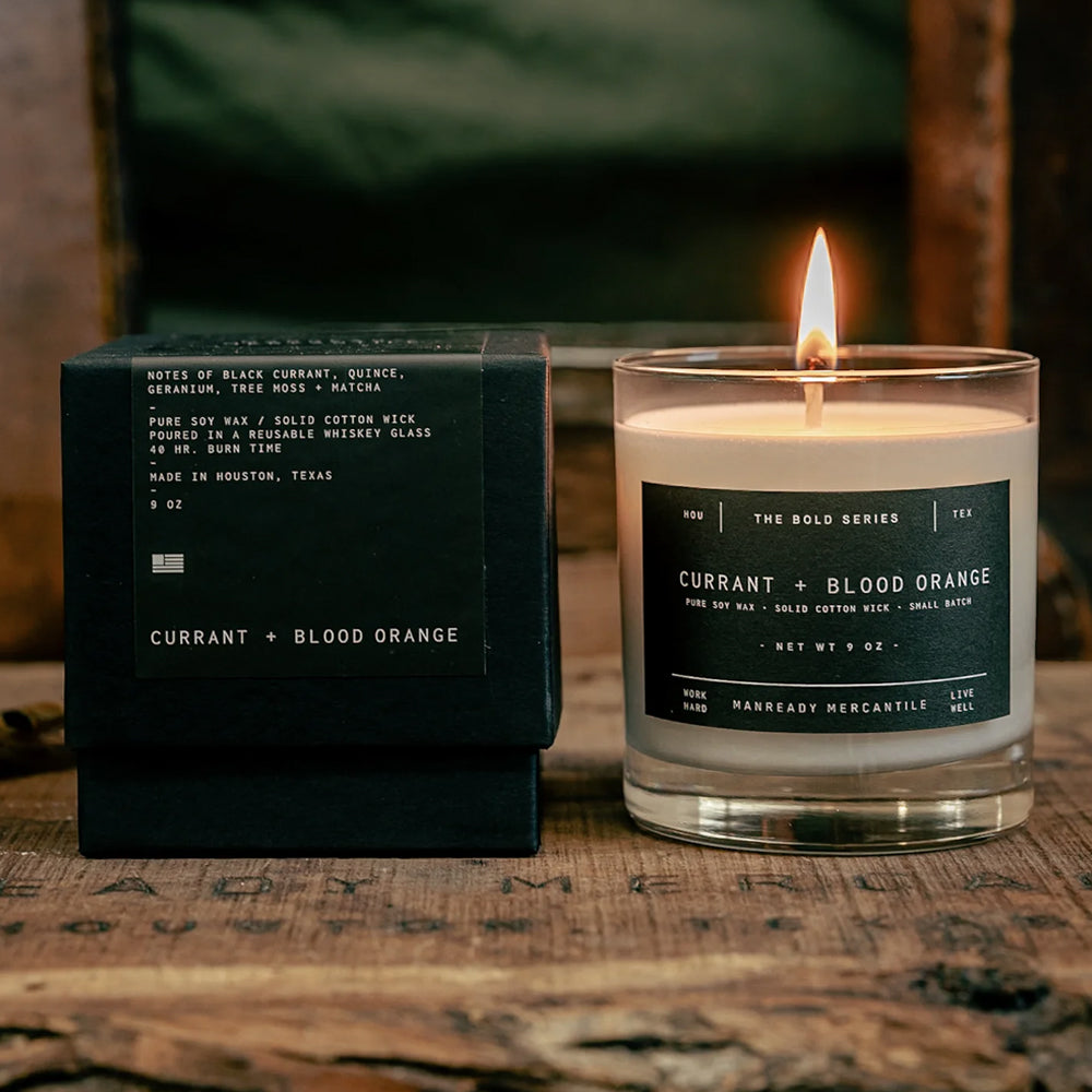 The Bold Series Soy Candle "Currant + Blood Orange"