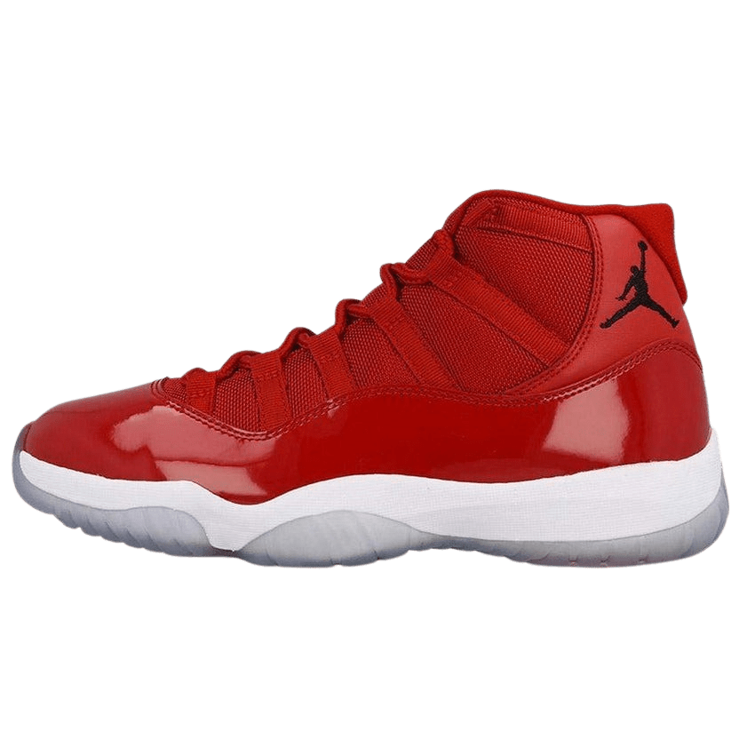 Air Jordan 11 Retro Gym Red Win Like 96 — UK 3 | EU 35.5 | US 3.5 — Front View