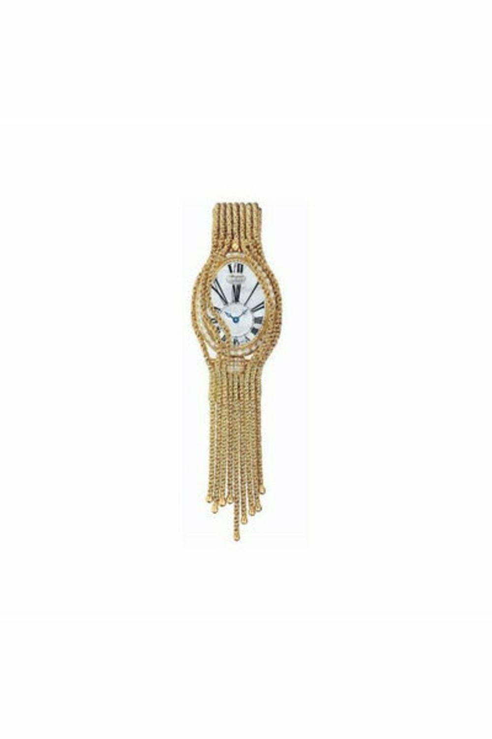 breguet reine de naples automatic mini 18kt yellow gold 25mm x 33mm ladies watch