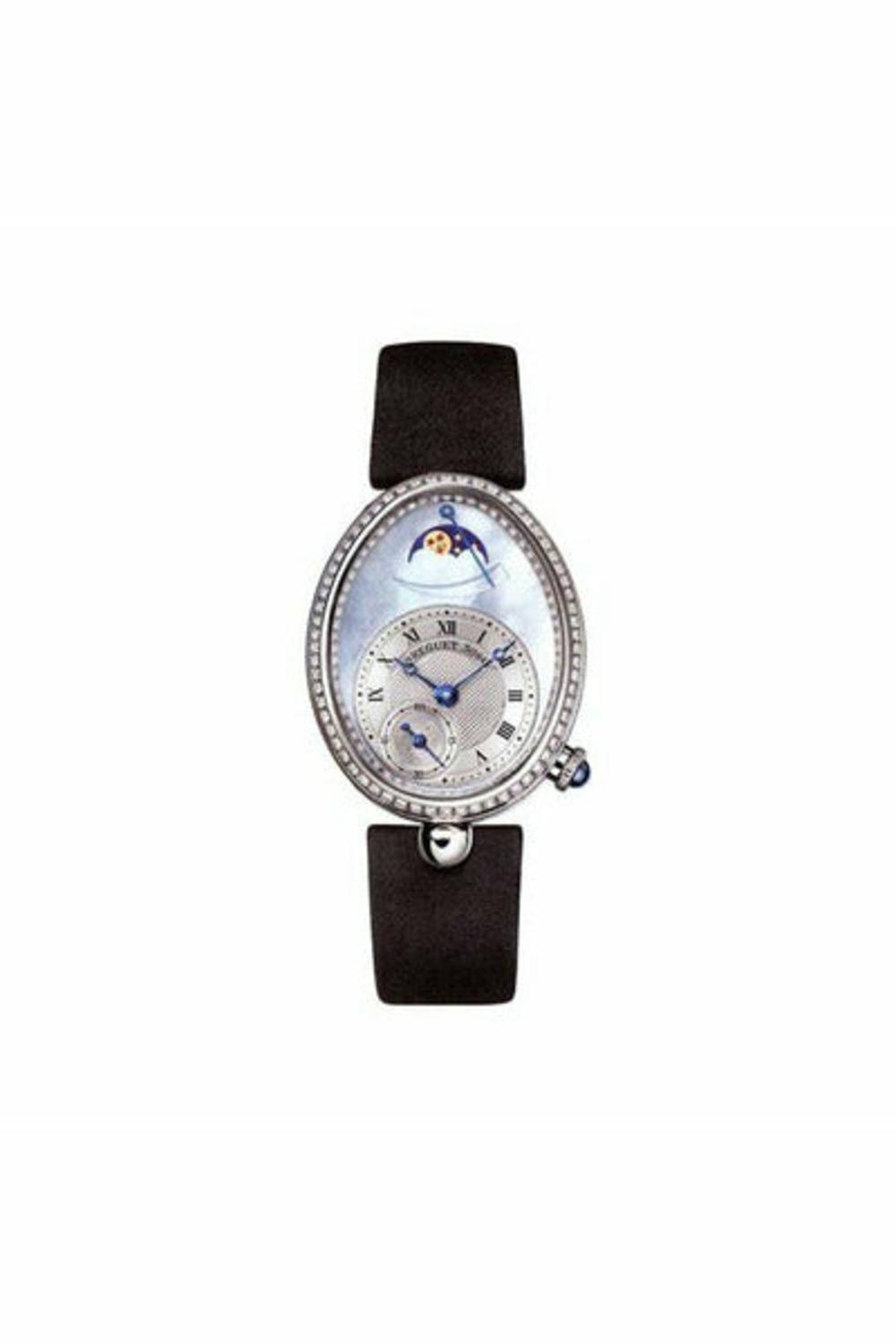 breguet reine de naples power reserve 28.45mm x 36.5mm 18kt white gold ladies watch