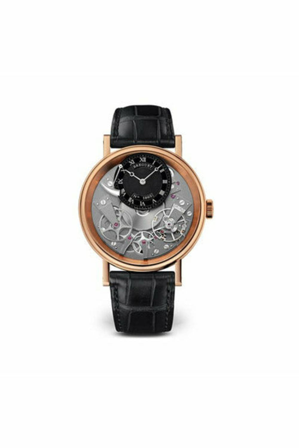 breguet tradition manual wind 40mm men's watch ref. 7057brg99w6