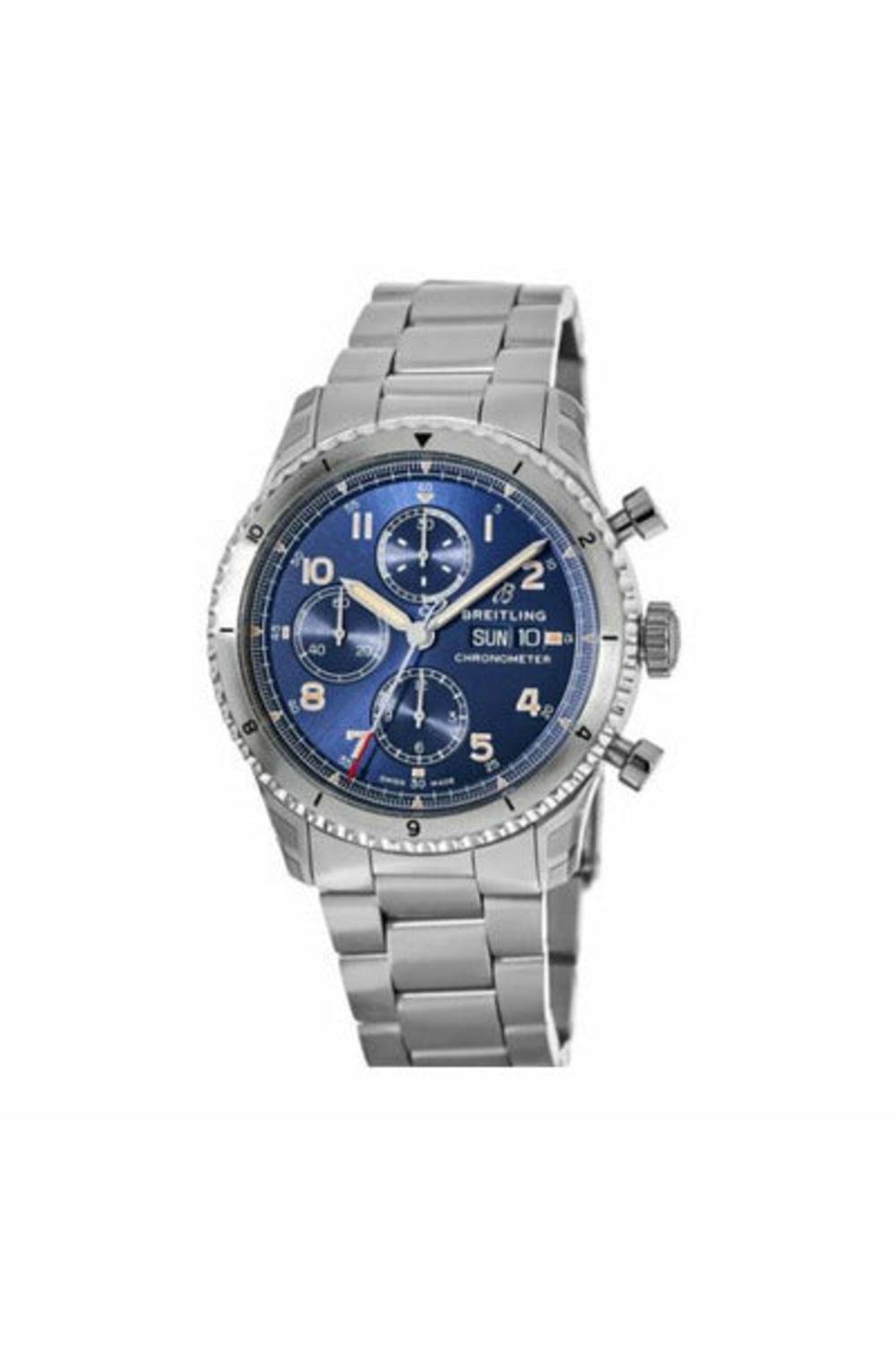 Breitling Aviator 8 Chronograph 43 Stainless Steel Blue
