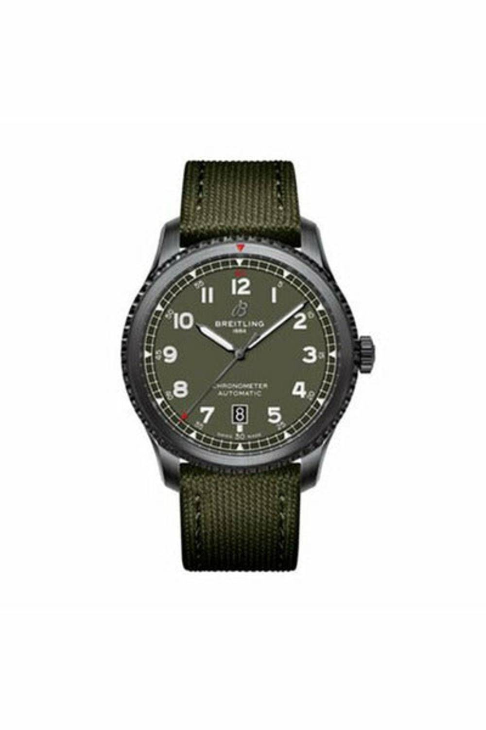 Breitling Aviator 8 Curtiss Warhawk 41mm Brushed Black Steel