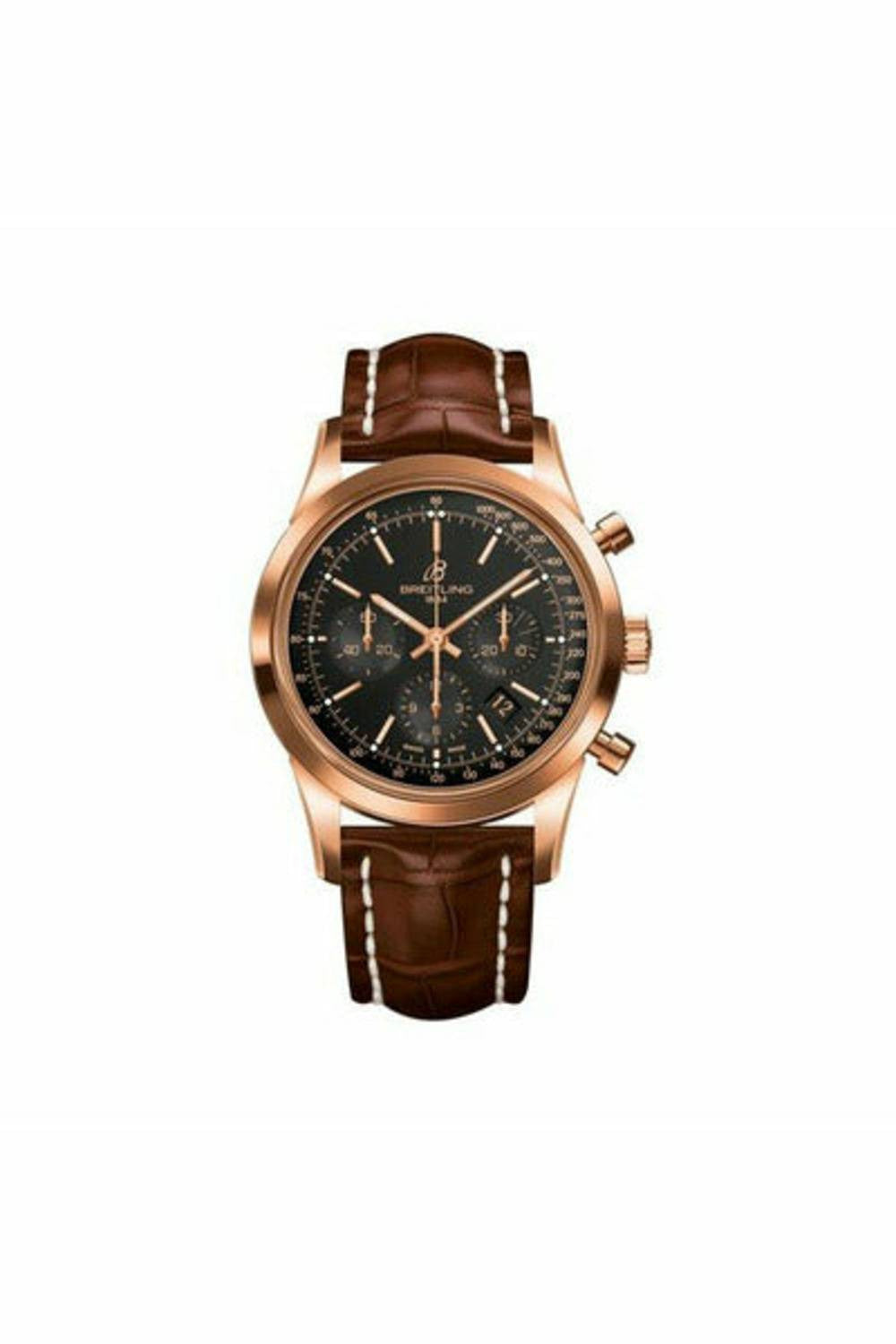 Breitling Transocean Chronograph 43mm 18kt Rose Gold