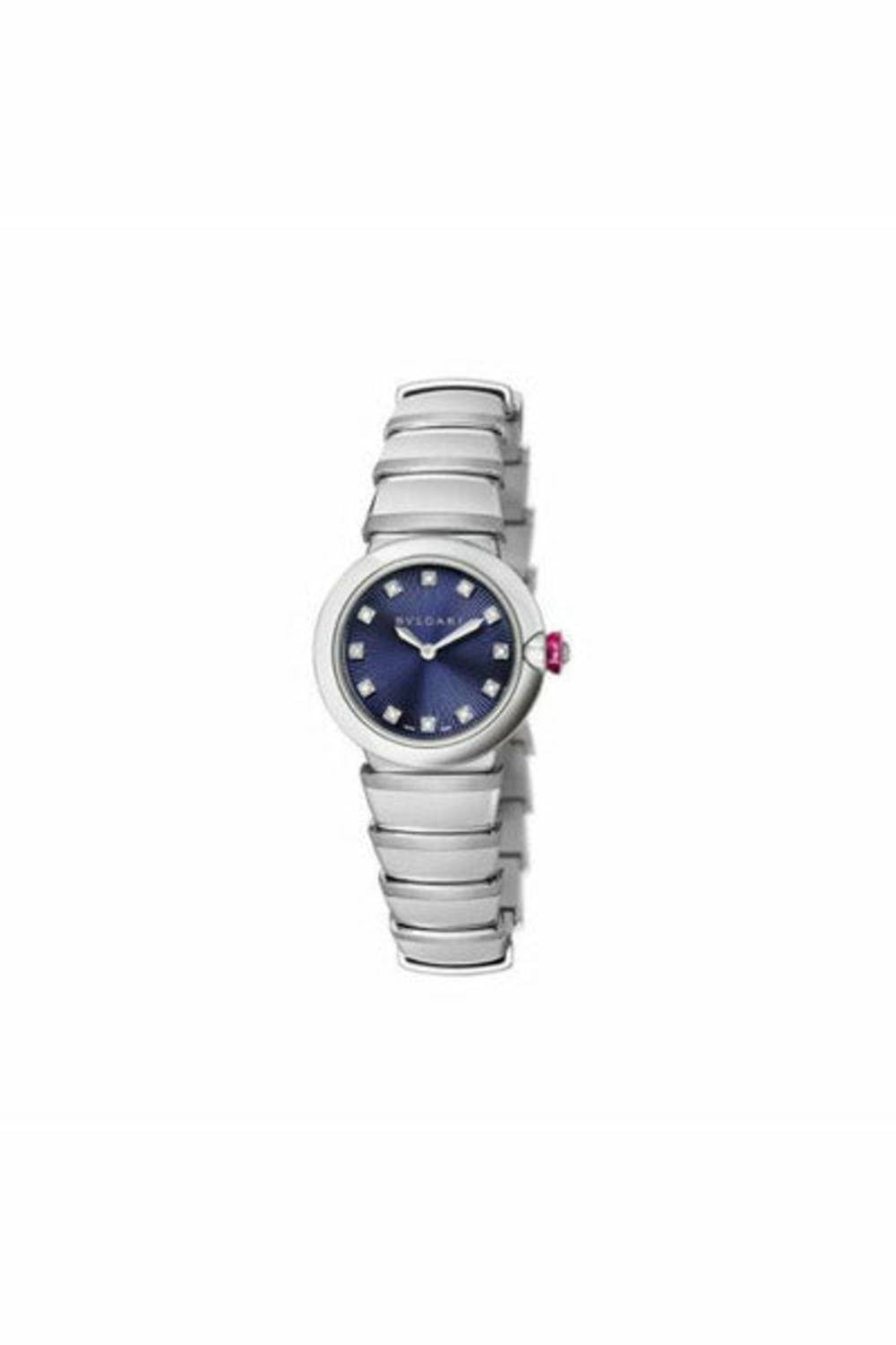 bvlgari lvcea stainless steel 28mm ladies watch