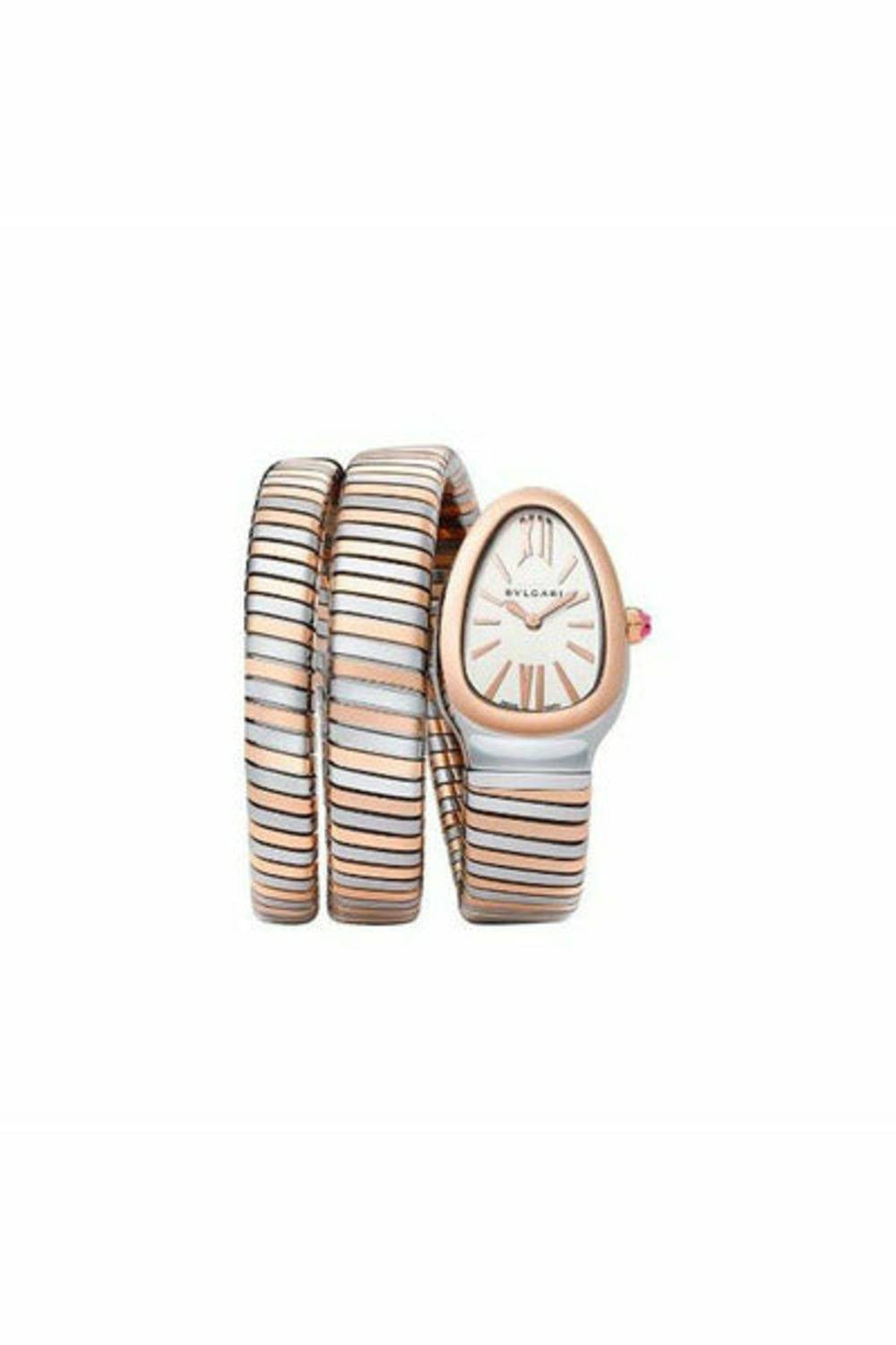 bvlgari serpenti tubogas 35mm stainless steel ladies watch
