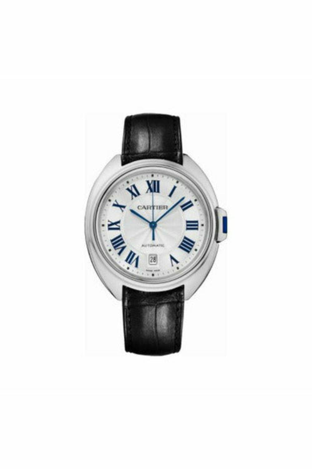 cartier cle de cartier stainless steel 40mm men's watch