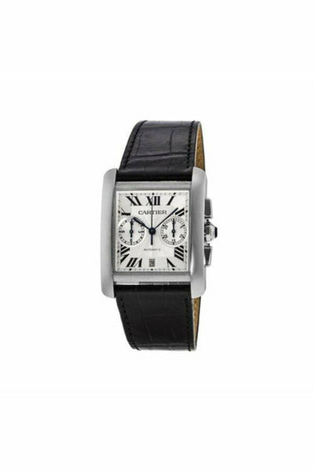 cartier tank mc stainless steel 34.3mm x 44mm men's watch