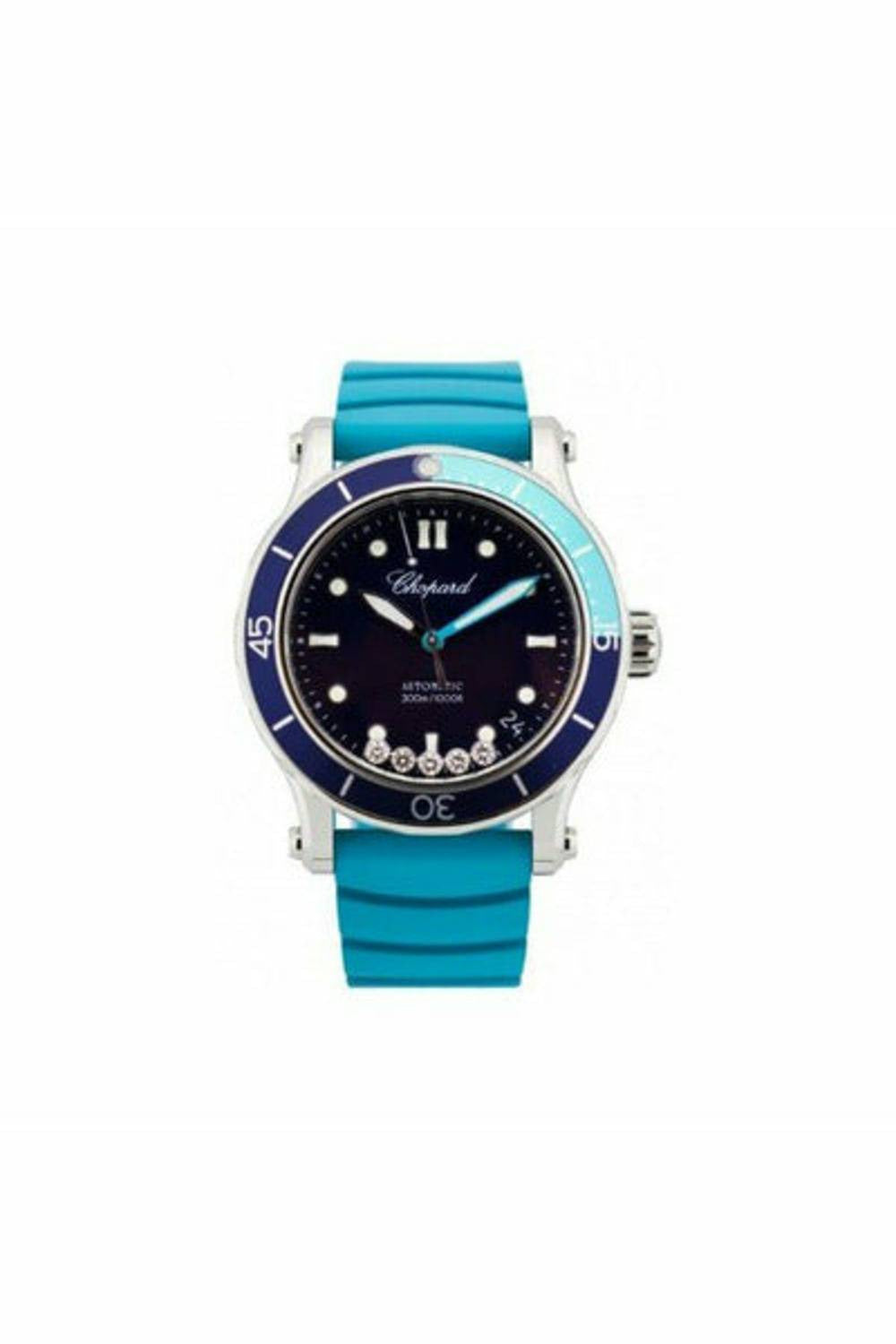 chopard happy ocean stainless steel 40mm ladies watch