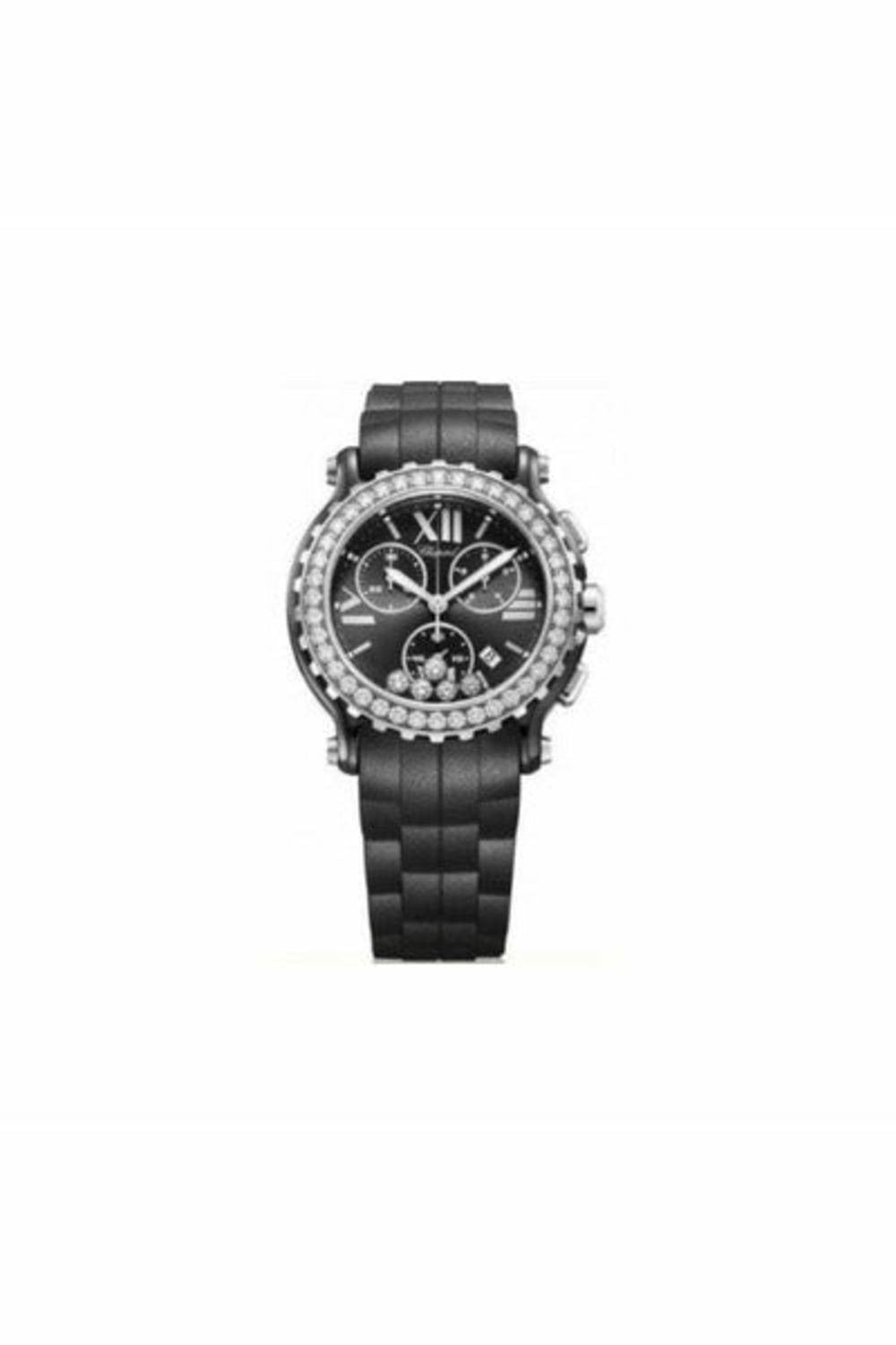 chopard happy sport black pvd 42mm ladies watch