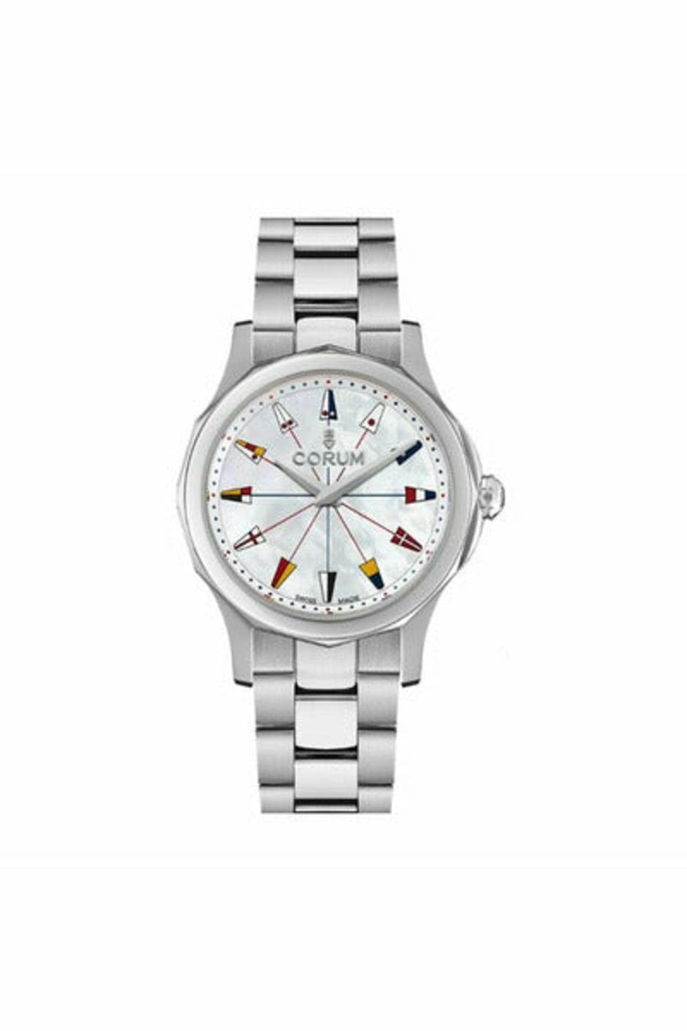 corum admiral's cup legend 38mm ladies watch ref. 020.201.20/v200-pn22