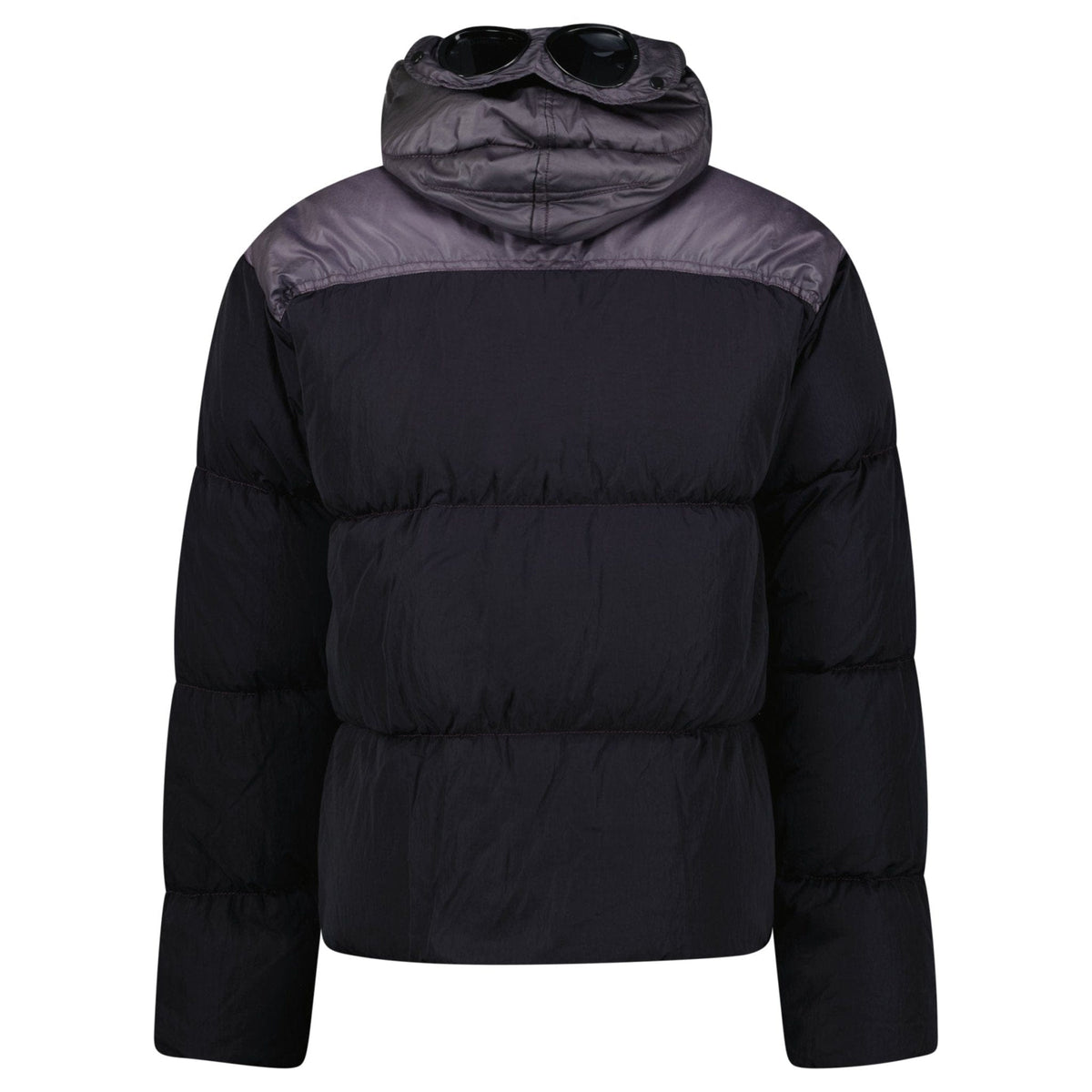 CP Company Eco Chrome R Mixed Goggle Down Jacket Nightshade — M — Detail View
